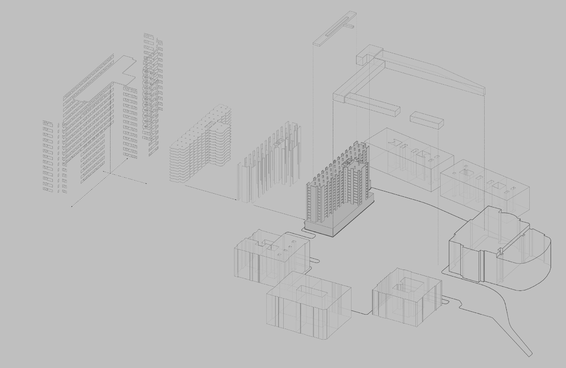 Hotel deconstruction; core preservation