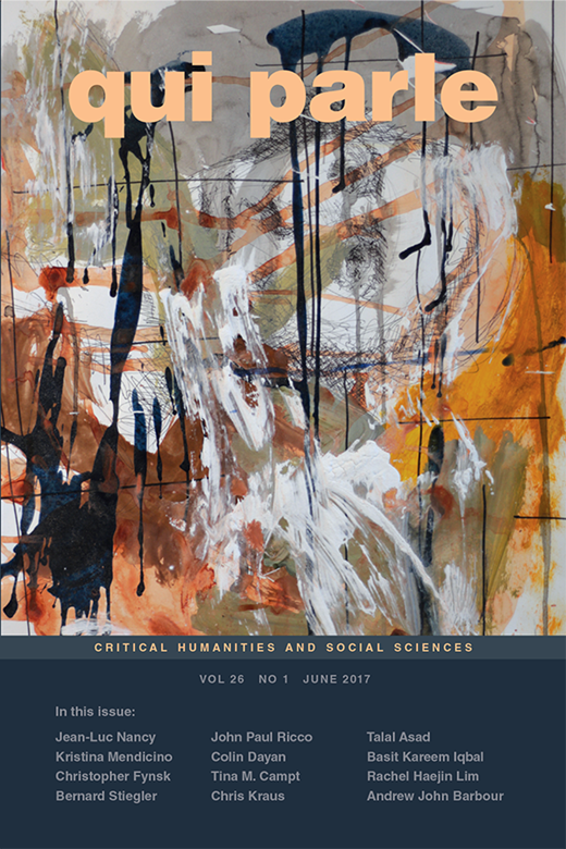 Qui Parle, Volume 26, Number 1, June 2017