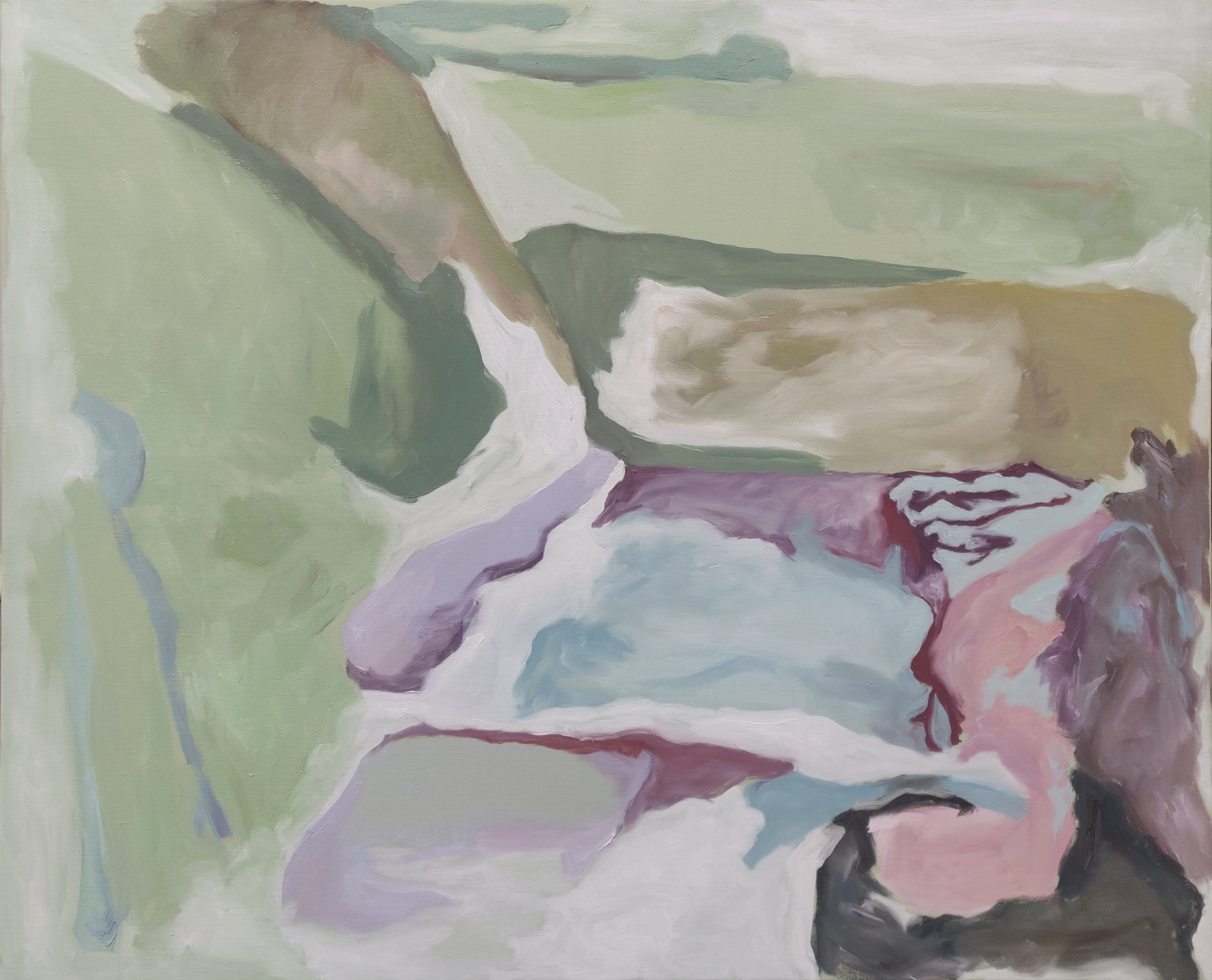 Untitled, Oil on linen, 90 x 110, 2021