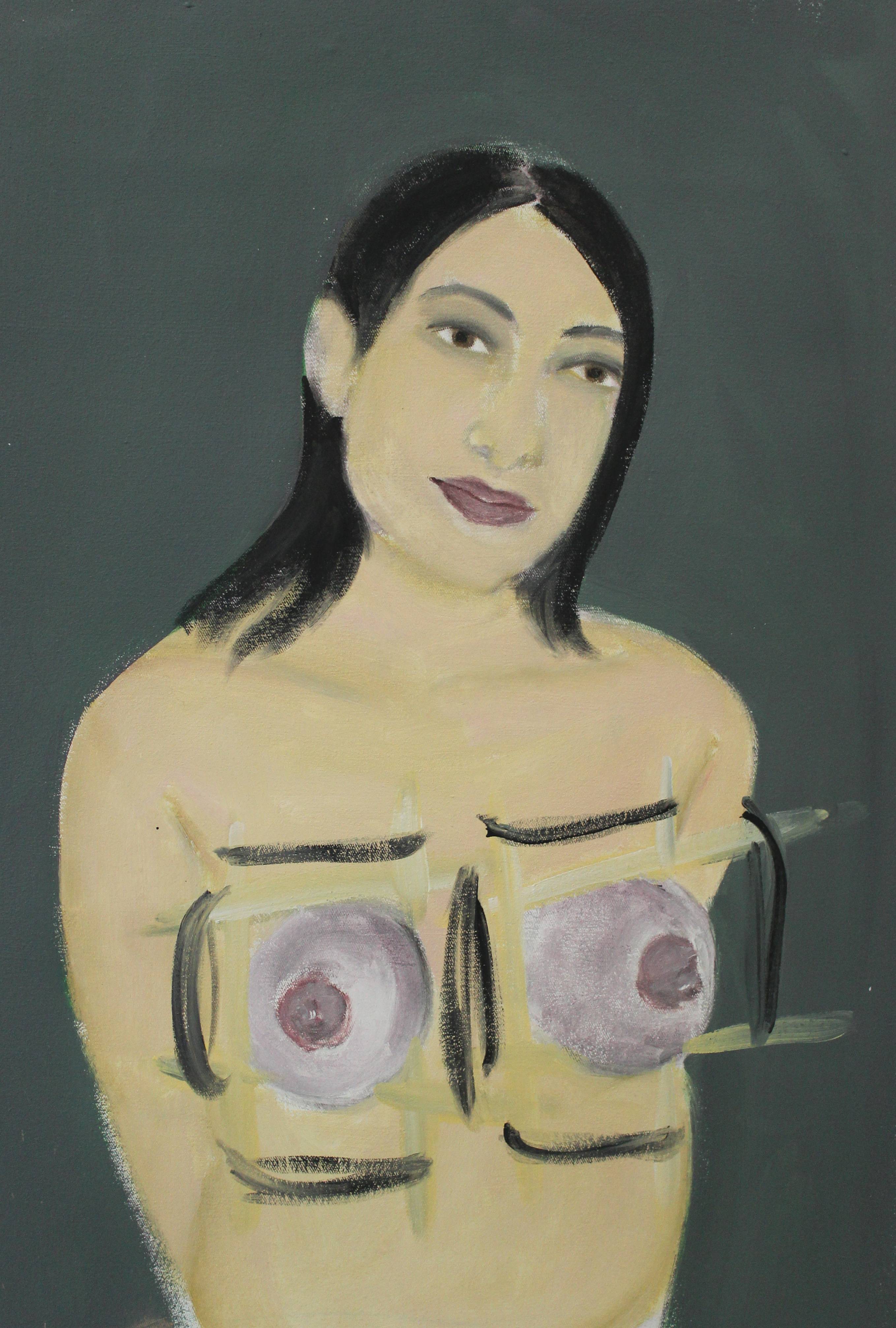 Blueberries, Acrylic on canvas, 50x35 cm, 2020