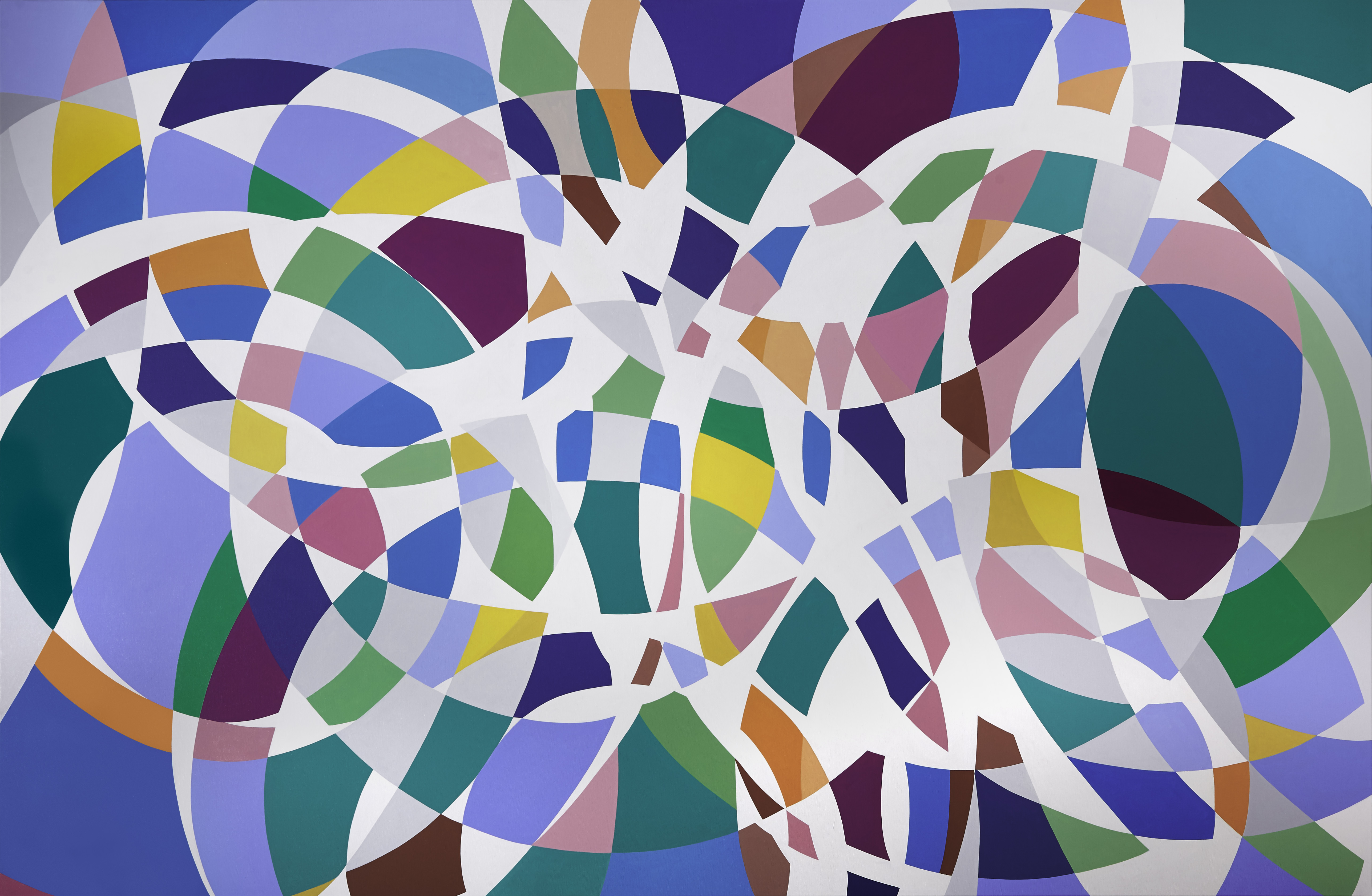 Untitled, 2016. Acrylic on canvas, 190 x 290 cm.