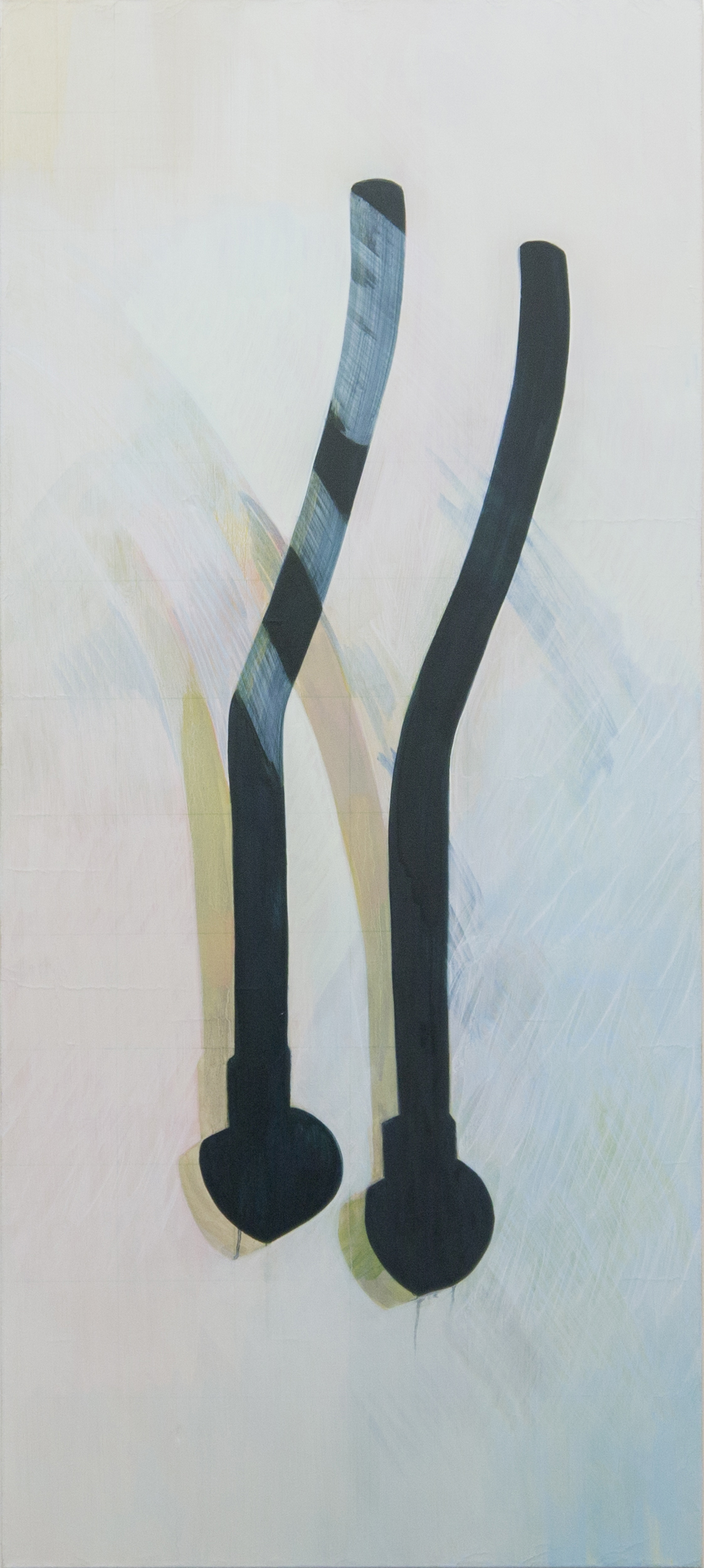 Untitled (YY), 2020, oil on linen, 135x60cm