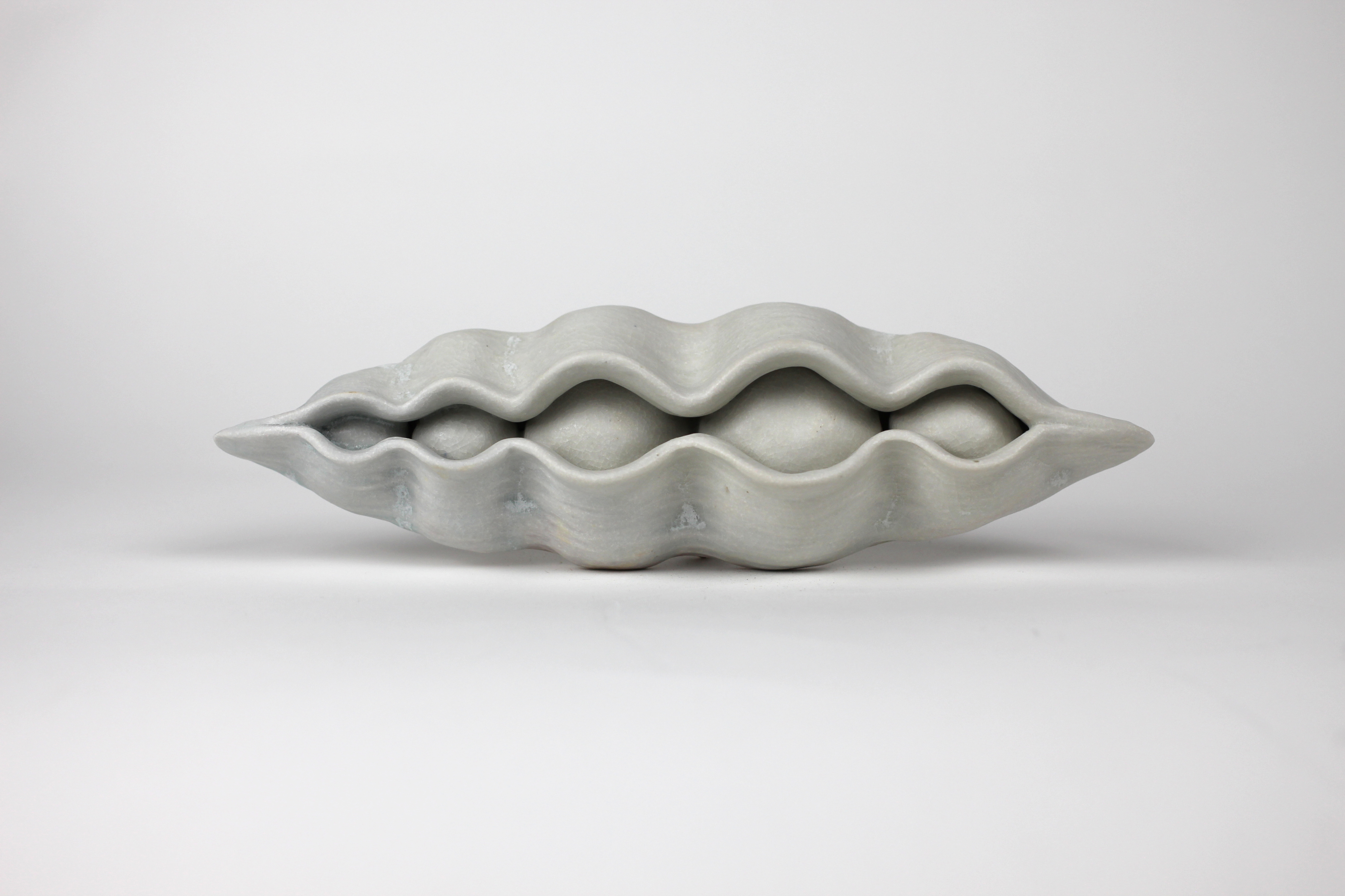 Pearl Pod, Porcelain & glaze, 2023