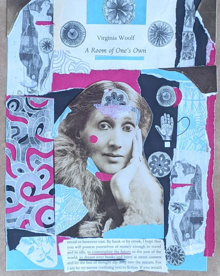 "𝓑𝔂 𝓱𝓸𝓸𝓴 𝓸𝓻 𝓫𝔂 𝓬𝓻𝓸𝓸𝓴, 𝓘 𝓱𝓸𝓹𝓮 𝓽𝓱𝓪𝓽 𝔂𝓸𝓾 𝔀𝓲𝓵𝓵 𝓹𝓸𝓼𝓼𝓮𝓼𝓼 𝔂𝓸𝓾𝓻𝓼𝓮𝓵𝓿𝓮𝓼 𝓸𝓯 𝓶𝓸𝓷𝓮𝔂 𝓮𝓷𝓸𝓾𝓰𝓱 𝓽𝓸 𝓽𝓻𝓪𝓿𝓮𝓵 𝓪𝓷𝓭 𝓽𝓸 𝓲𝓭𝓵𝓮, 𝓽𝓸 𝓬𝓸𝓷𝓽𝓮𝓶𝓹𝓵𝓪𝓽𝓮 𝓽𝓱𝓮 𝓯𝓾𝓽𝓾𝓻𝓮 𝓸𝓻 𝓽𝓱𝓮 𝓹𝓪𝓼𝓽 𝓸𝓯 𝓽𝓱𝓮 𝔀𝓸𝓻𝓵𝓭, 𝓽𝓸 𝓭𝓻𝓮𝓪𝓶 𝓸𝓿𝓮𝓻 𝓫𝓸𝓸𝓴𝓼 𝓪𝓷𝓭 𝓵𝓸𝓲𝓽𝓮𝓻 𝓪𝓽 𝓼𝓽𝓻𝓮𝓮𝓽 𝓬𝓸𝓻𝓷𝓮𝓻𝓼 𝓪𝓷𝓭 𝓵𝓮𝓽 𝓽𝓱𝓮 𝓵𝓲𝓷𝓮 𝓸𝓯 𝓽𝓱𝓸𝓾𝓰𝓱𝓽 𝓭𝓲𝓹 𝓭𝓮𝓮𝓹 𝓲𝓷𝓽𝓸 𝓽𝓱𝓮 𝓼𝓽𝓻𝓮𝓪𝓶. "  V. Woolf - A Room of One's Own [art.inand]