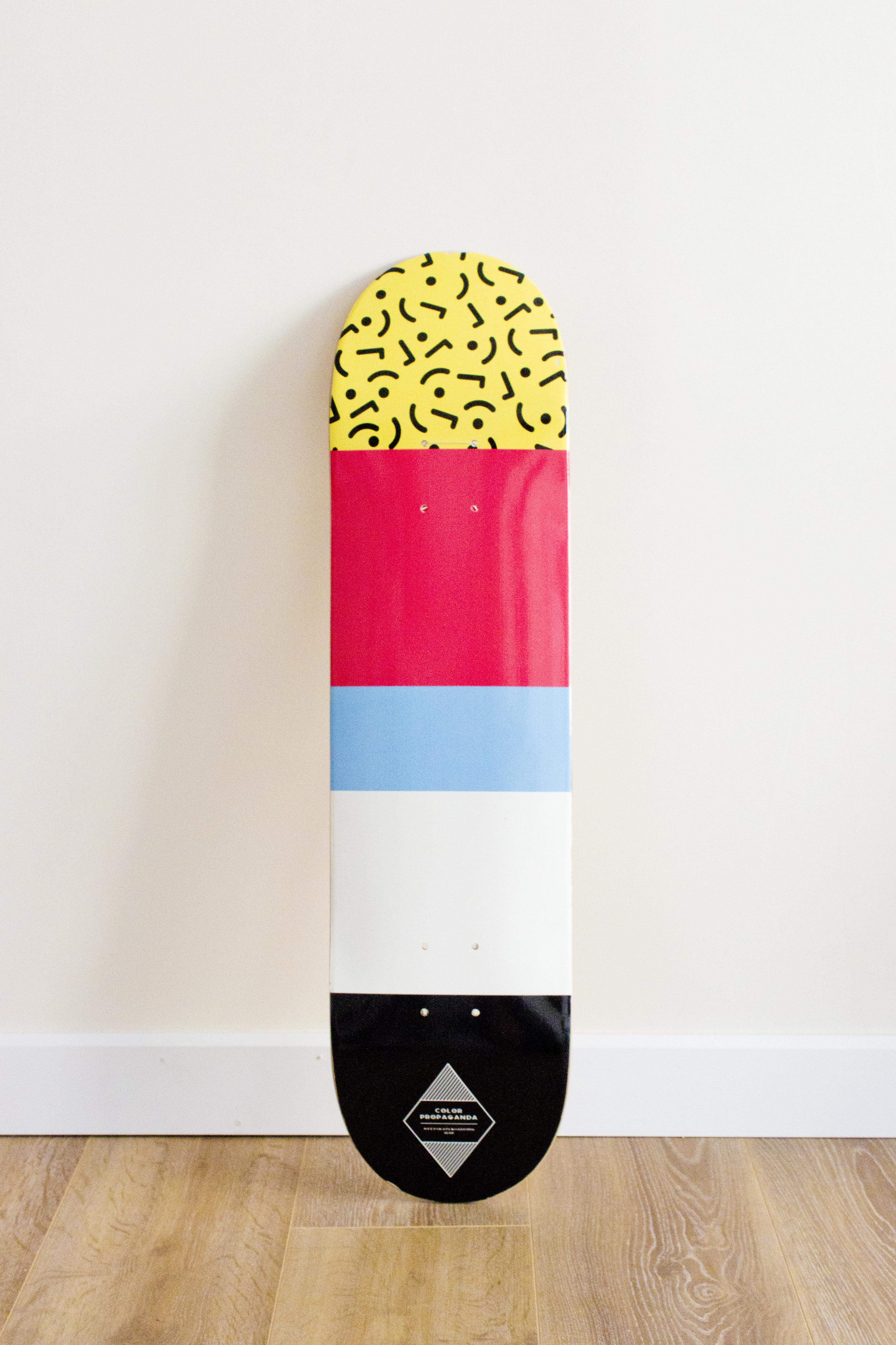 Color Propaganda Skateboard Deck — Marco Oggian
