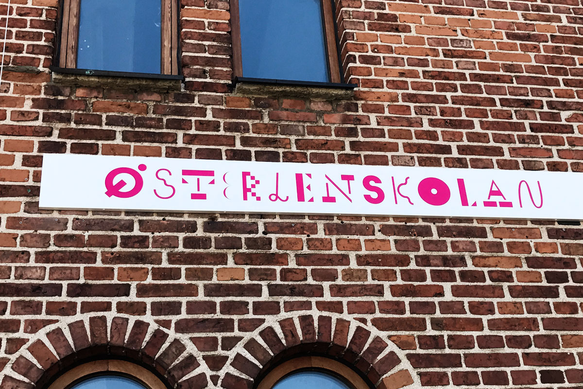 SILLSALLADCustom TypefaceÖsterlenskolan, 2017
