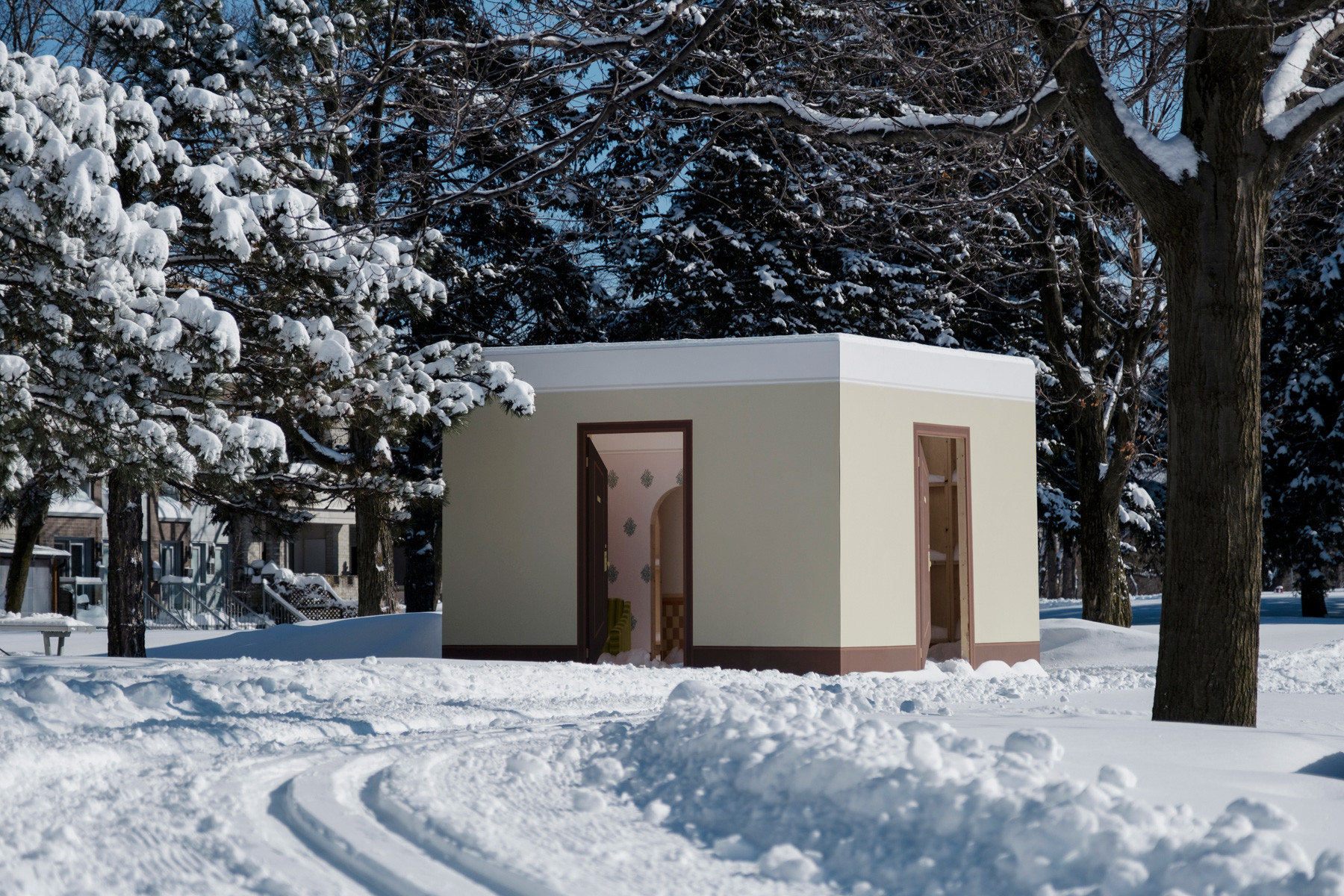 Four Frames, 2022, Lieu Historique National Cartier-Brébeuf Quebec City, Canada