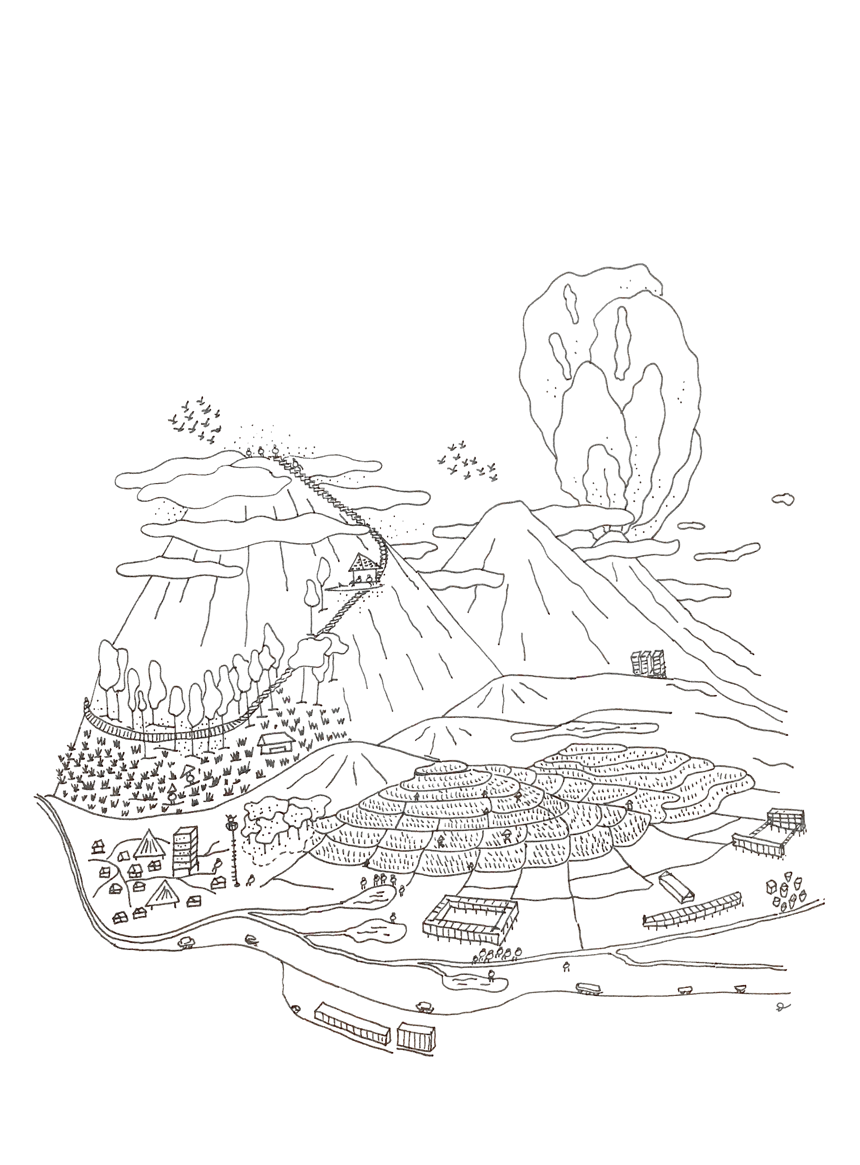 Monte Agung en erupción - deedoodle.comMonte Agung en erupción - deedoodle.com  