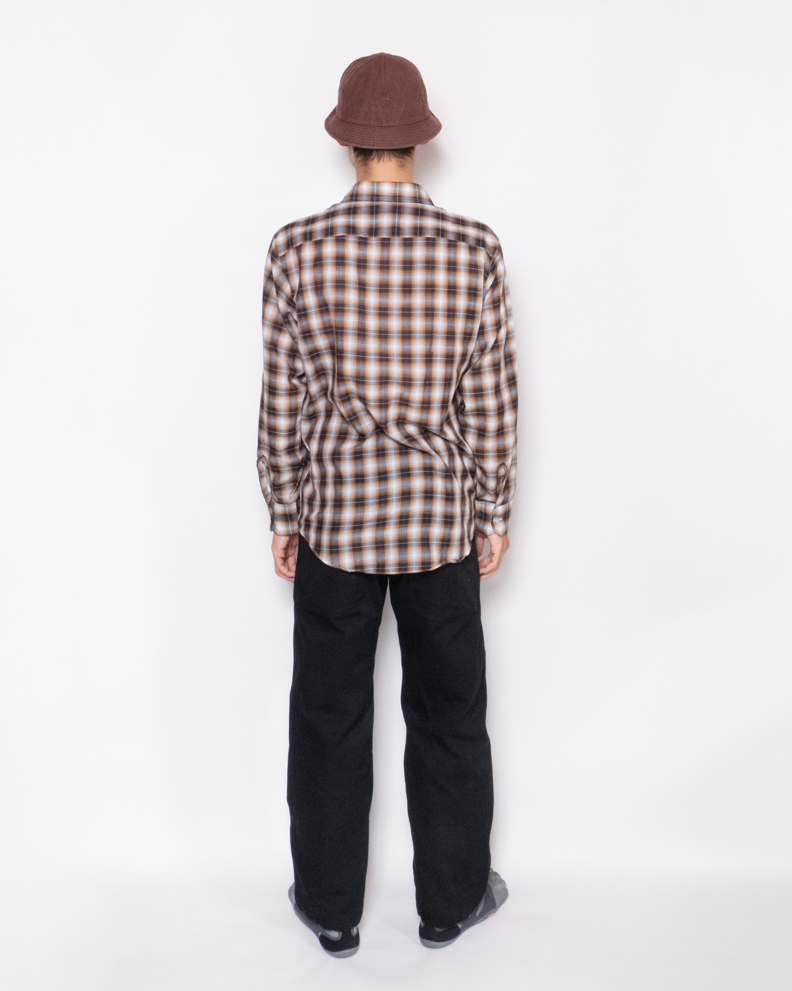 70s shadow check shirt - sponge