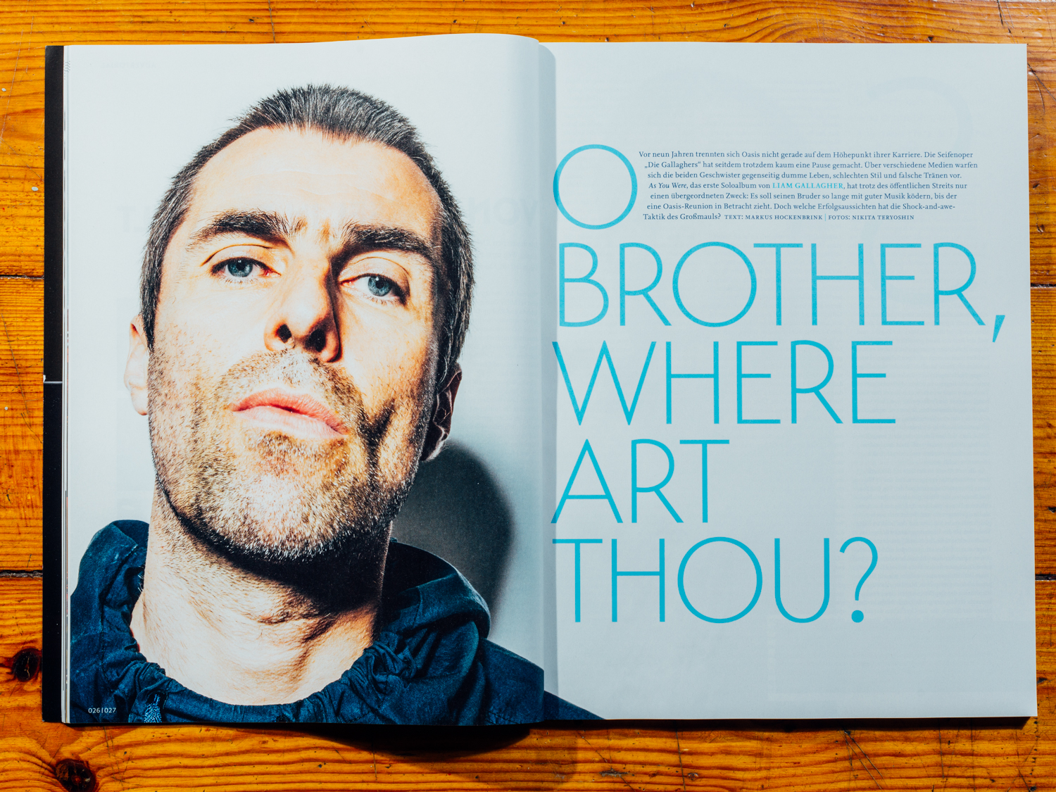 VISIONS / Liam Gallagher / Oktober 2017