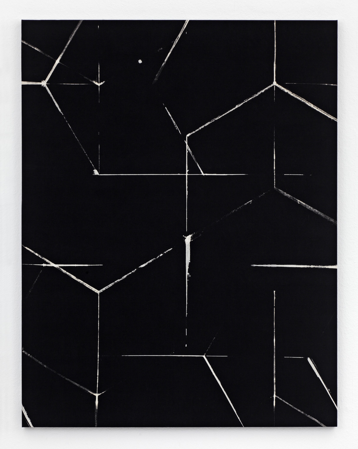 untitled, 200x150cm, bleach on canvas, 2010