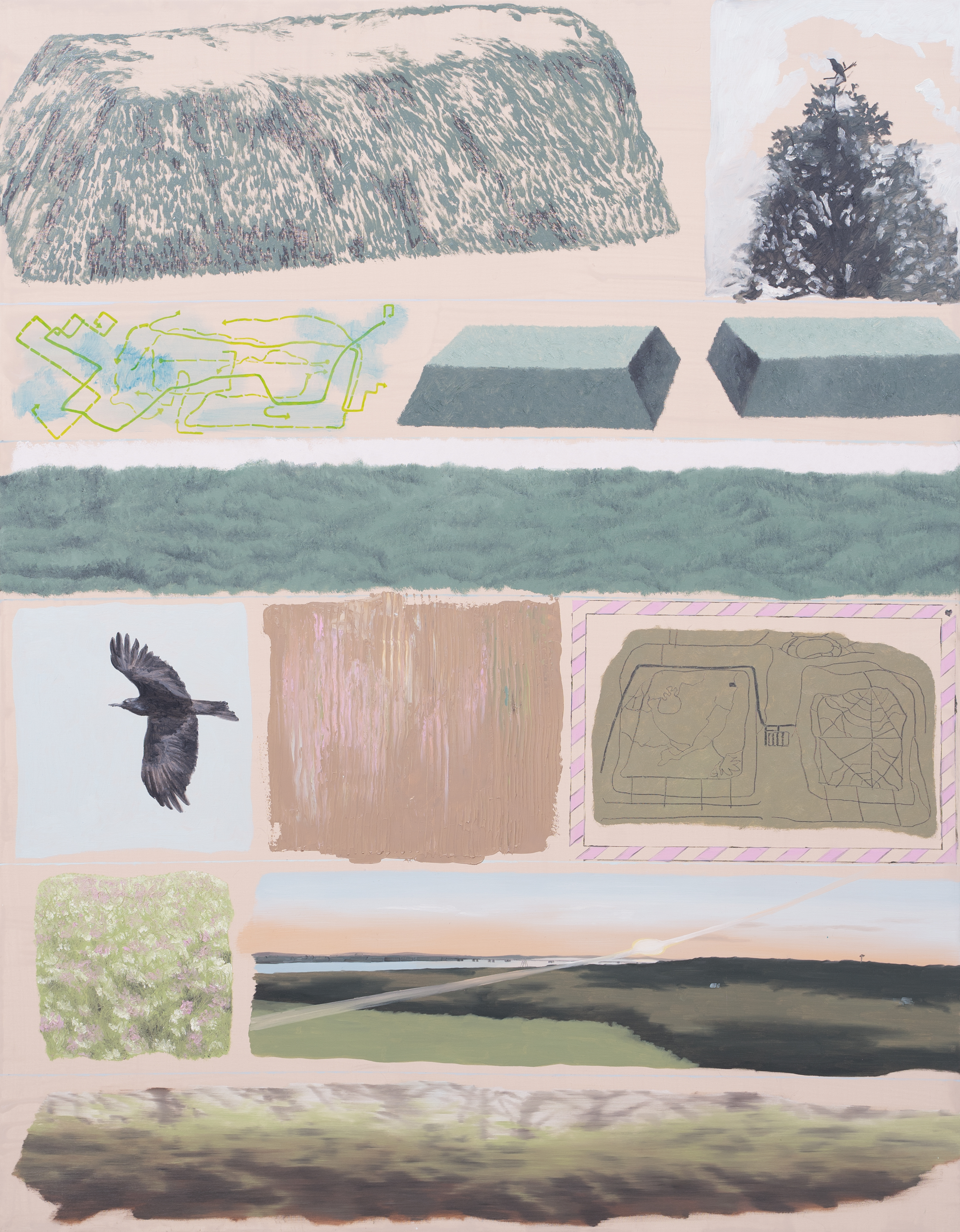 Nosik Lim, Hanuel Park 02, 2020. Oil on canvas. 116 x 91 cm (45.7 x 36 in). Courtesy of the artist