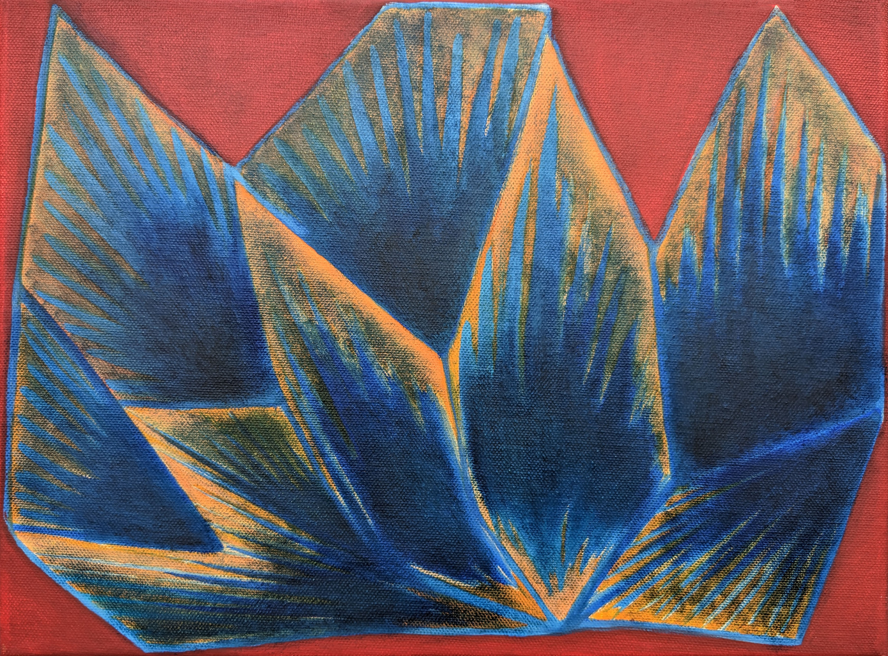 Flame / oil paint on canvas