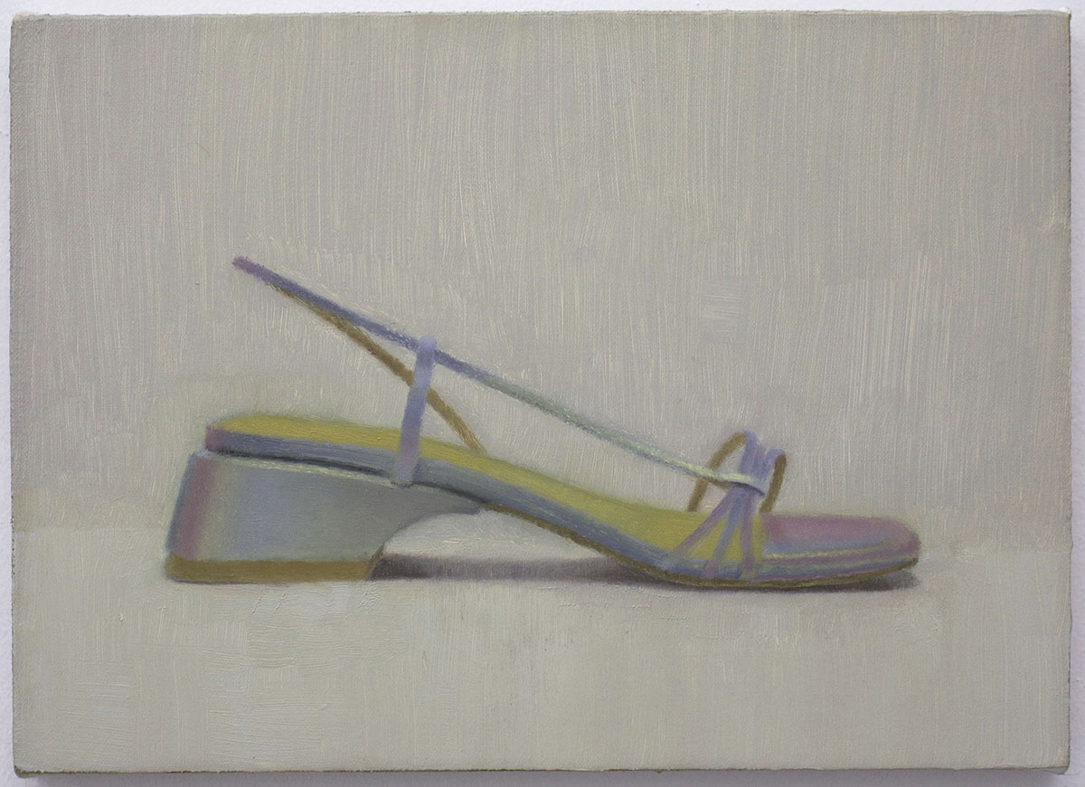 Can Someone Buy Me These Shoes?, 202110"x14",oil on canvas
