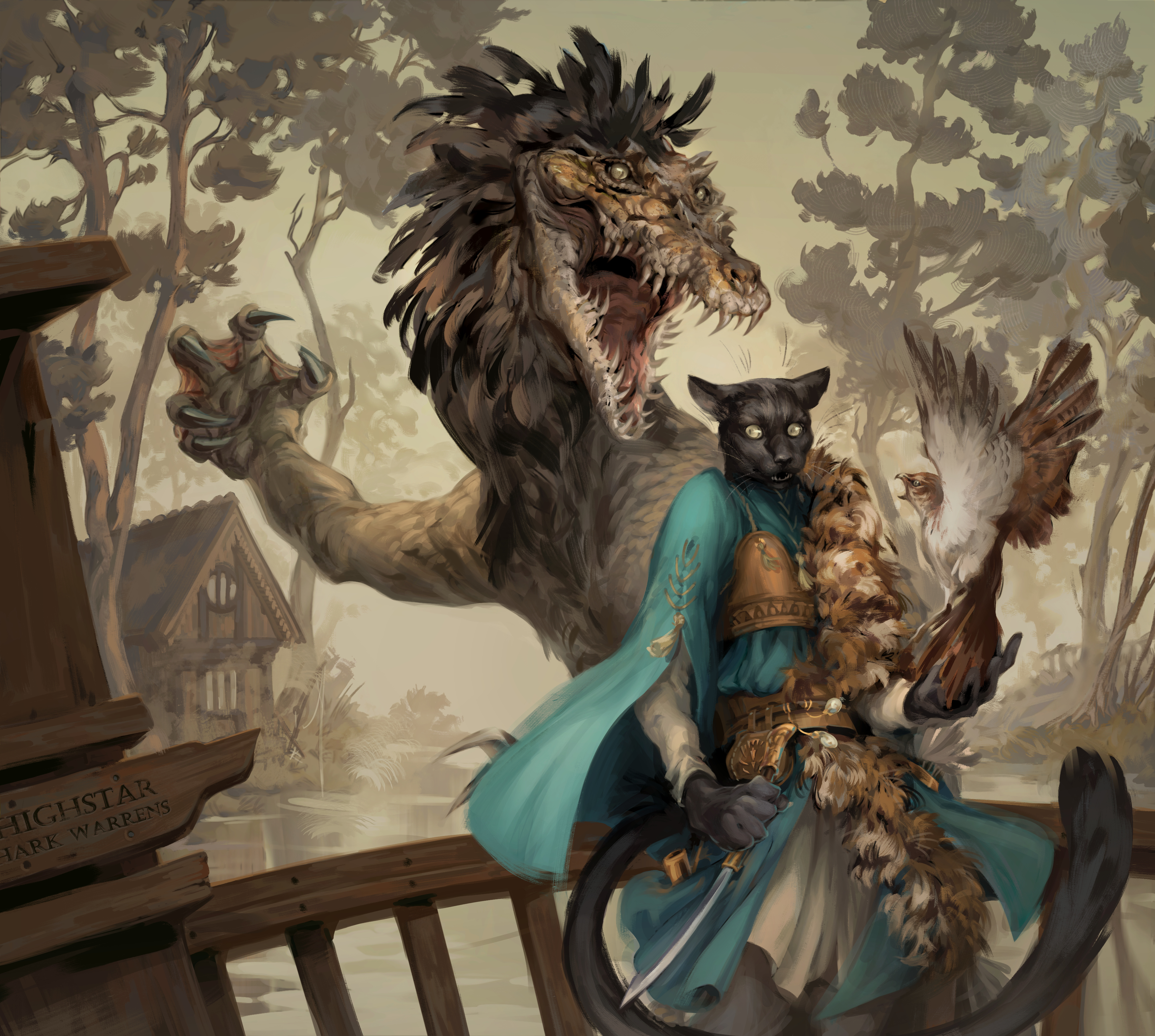 'Ambush on the Delimbyr', Personal project, 2022