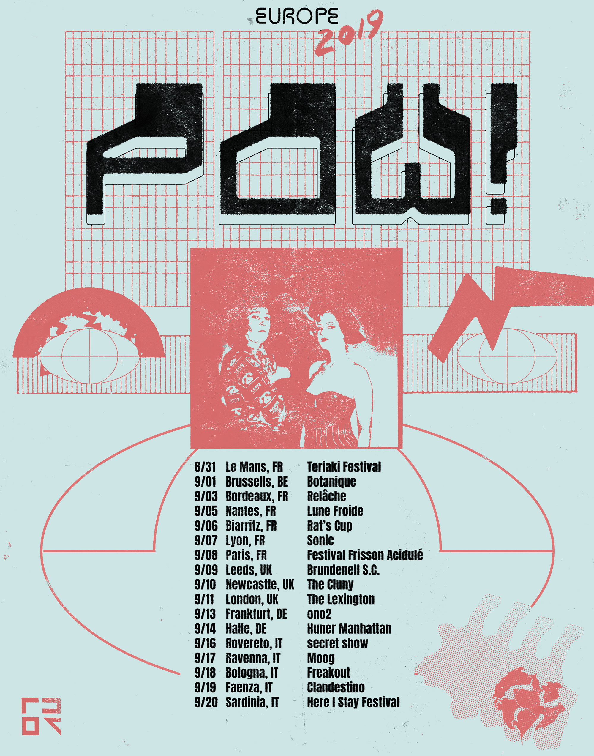 POW! tour poster
