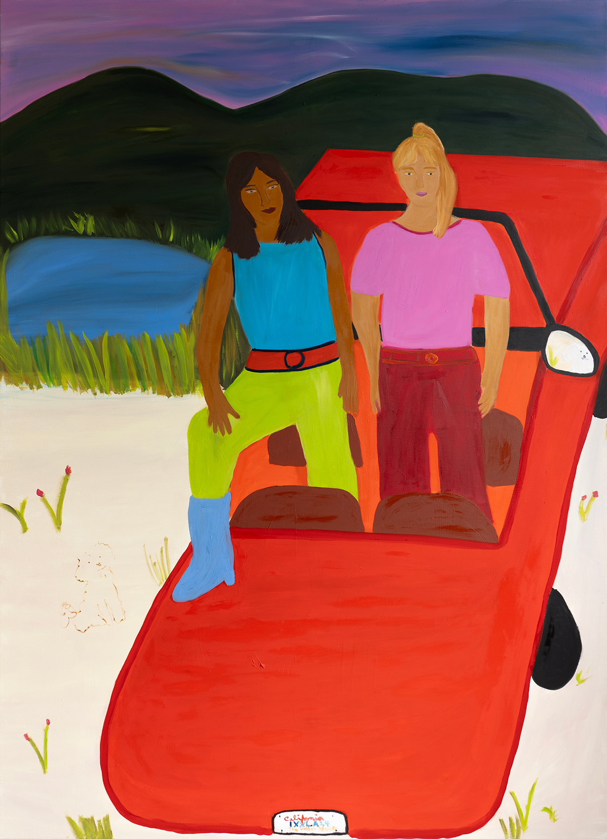 Crossroads, Oil on Canvas, 195 x 140 cm, 2024