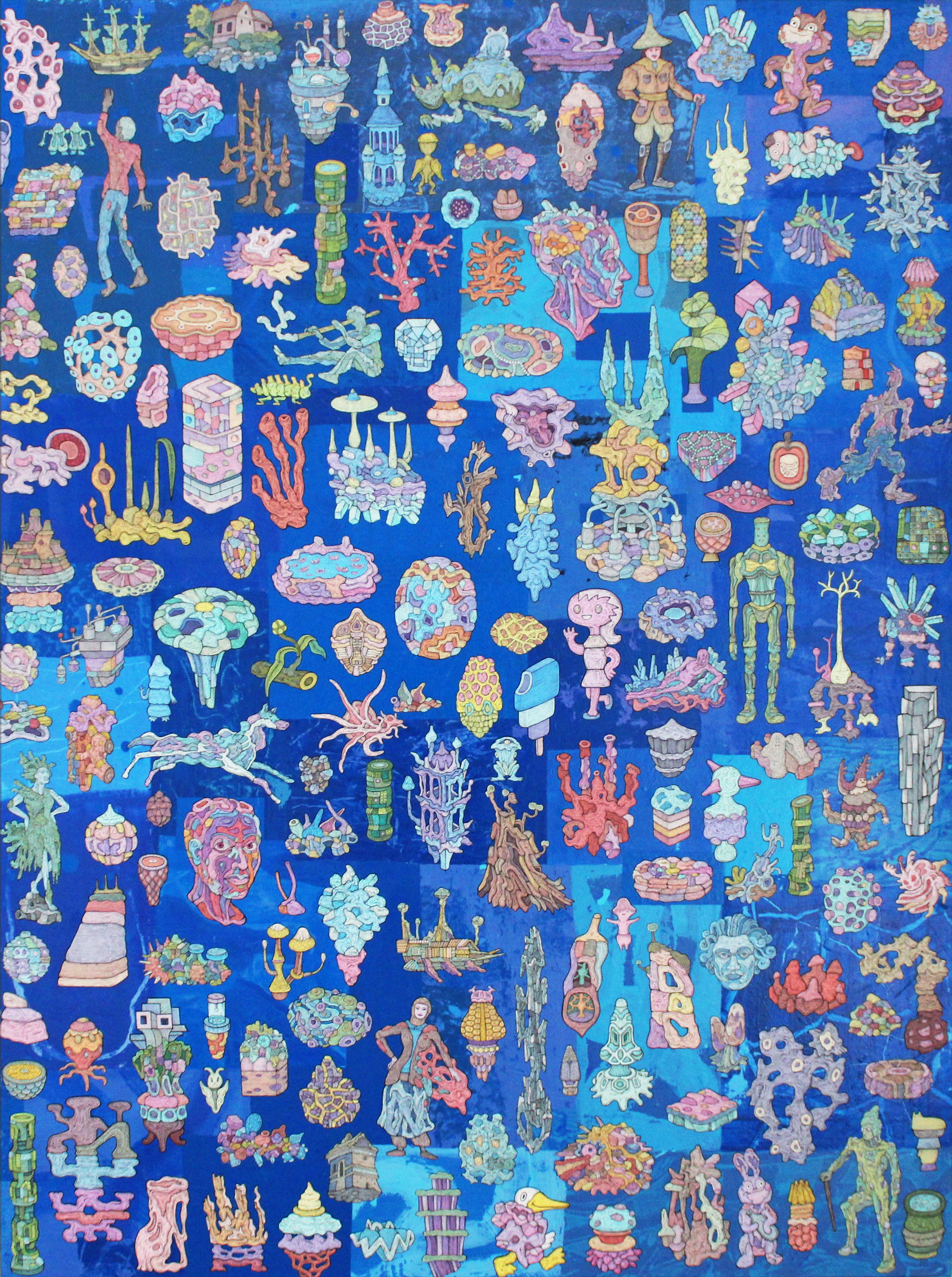 Christian SchumannRemnant Archive, 2019Acrylic on canvas48 x 36 inches
