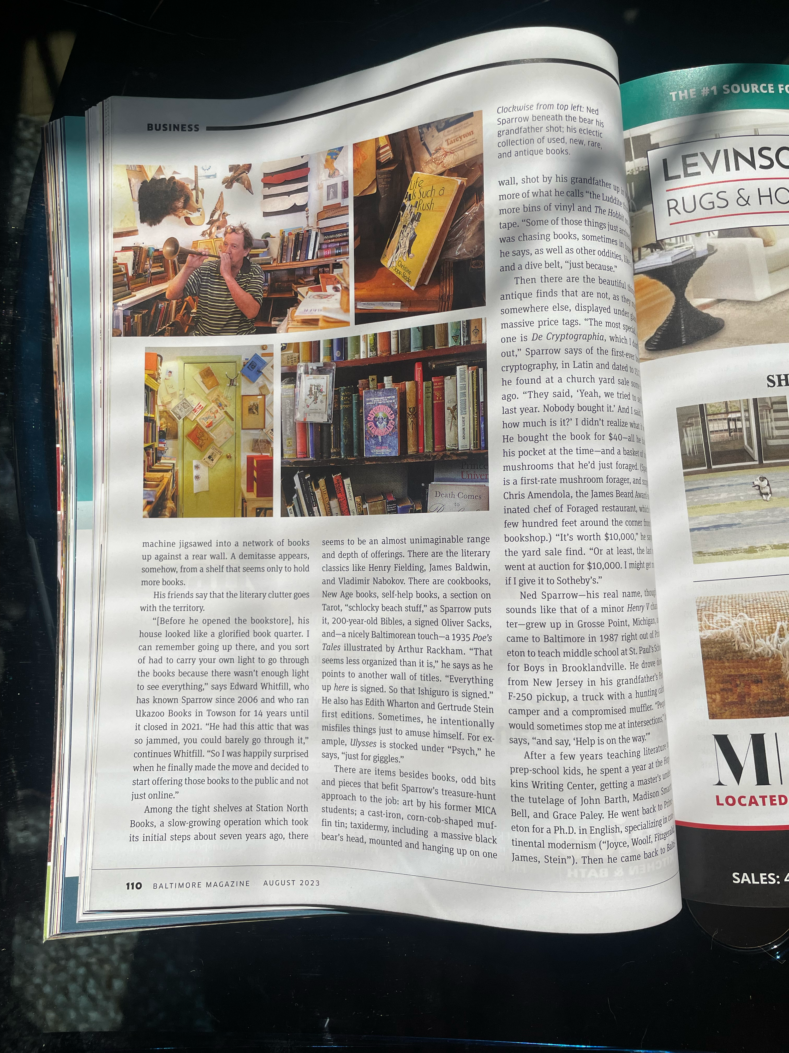 Station North Books for Balt Mag, 2023