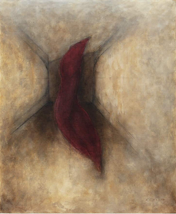 Josef Šíma, L'Impasse, 1968, olej na plátně, Foto: Sotheby's