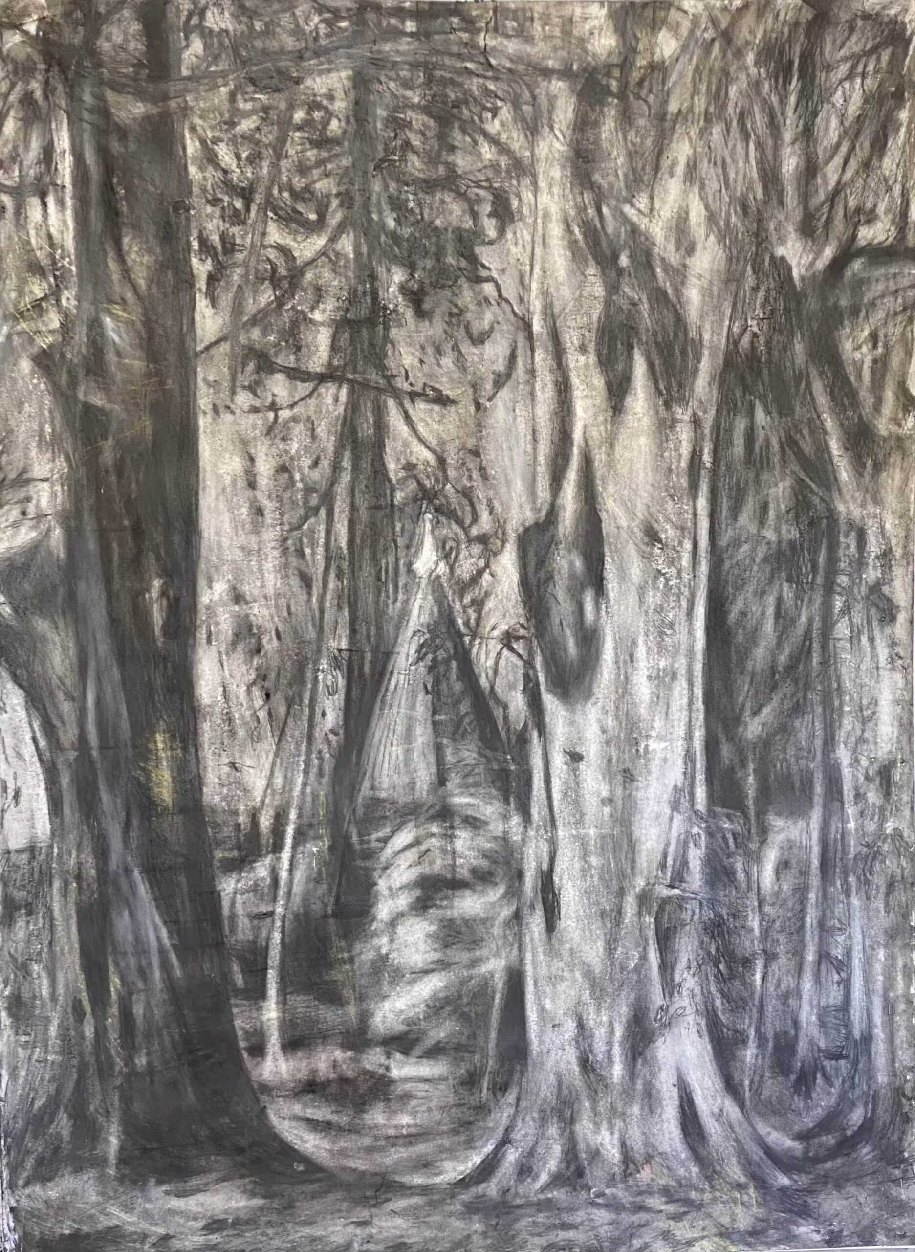 Leiforeis, drawing, 137 x 101 cm, 2020