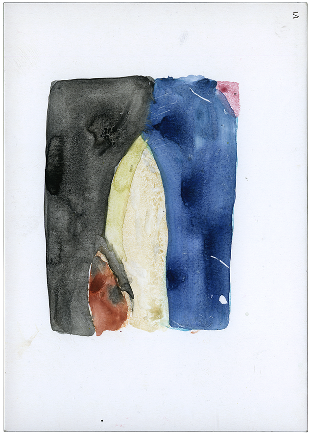 #05 - ARTISTS: WE ARE THE PAINTERS "POSTE PEINTURE" UNIQUE ORIGINAL PAINTING - WATERCOLOUR ON POSTCARD, SIZE 148 X 105 MM, 350 G