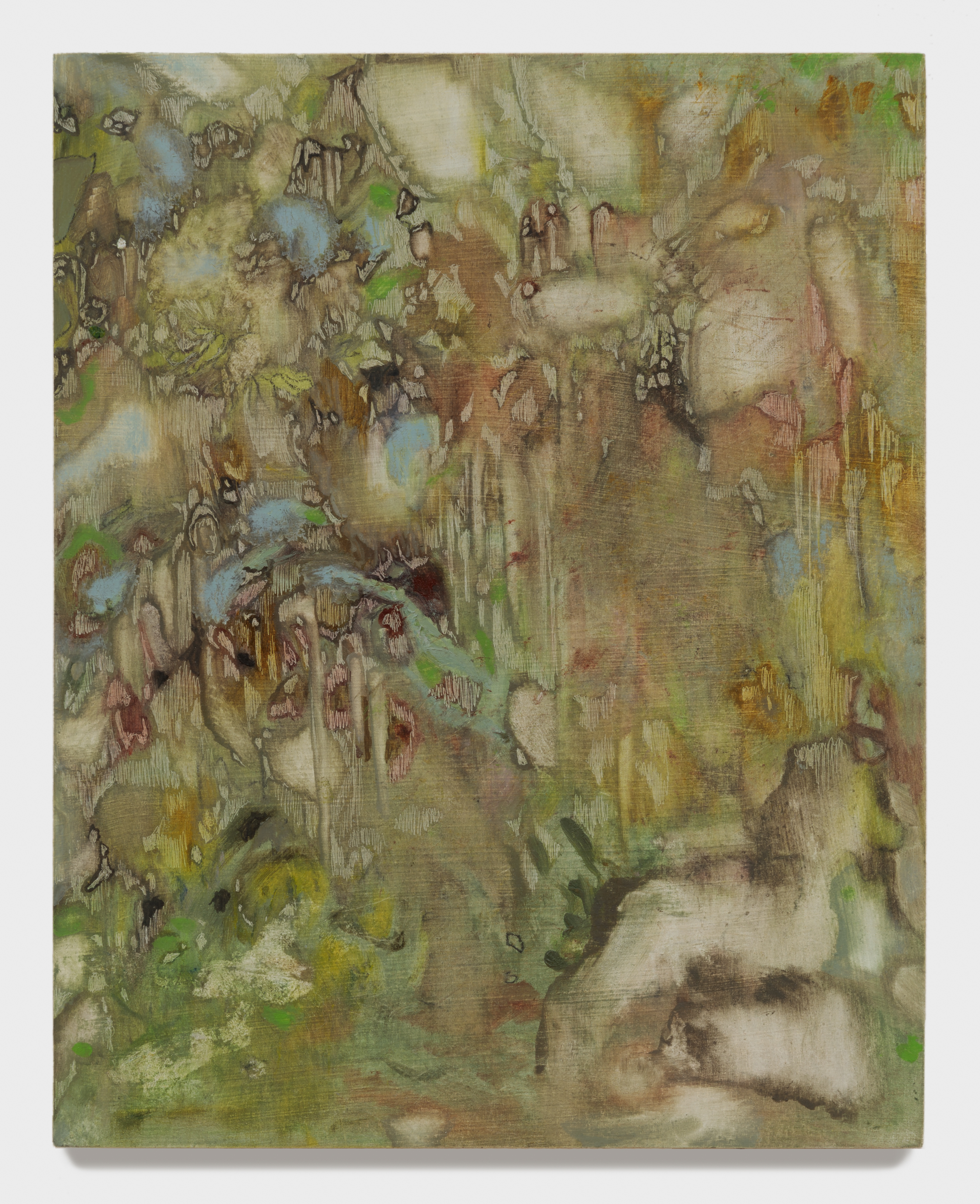 the south appearsoil on panel10x8"2023I moved to coastal North Carolina at the end of this past summer. This was the first painting I made here, sitting on the edge of a lake and feeling the difference in the greens, hot and ancient, a color that doesn’t have to die and get reborn each year but instead just keeps accumulating within itself, dense and different.