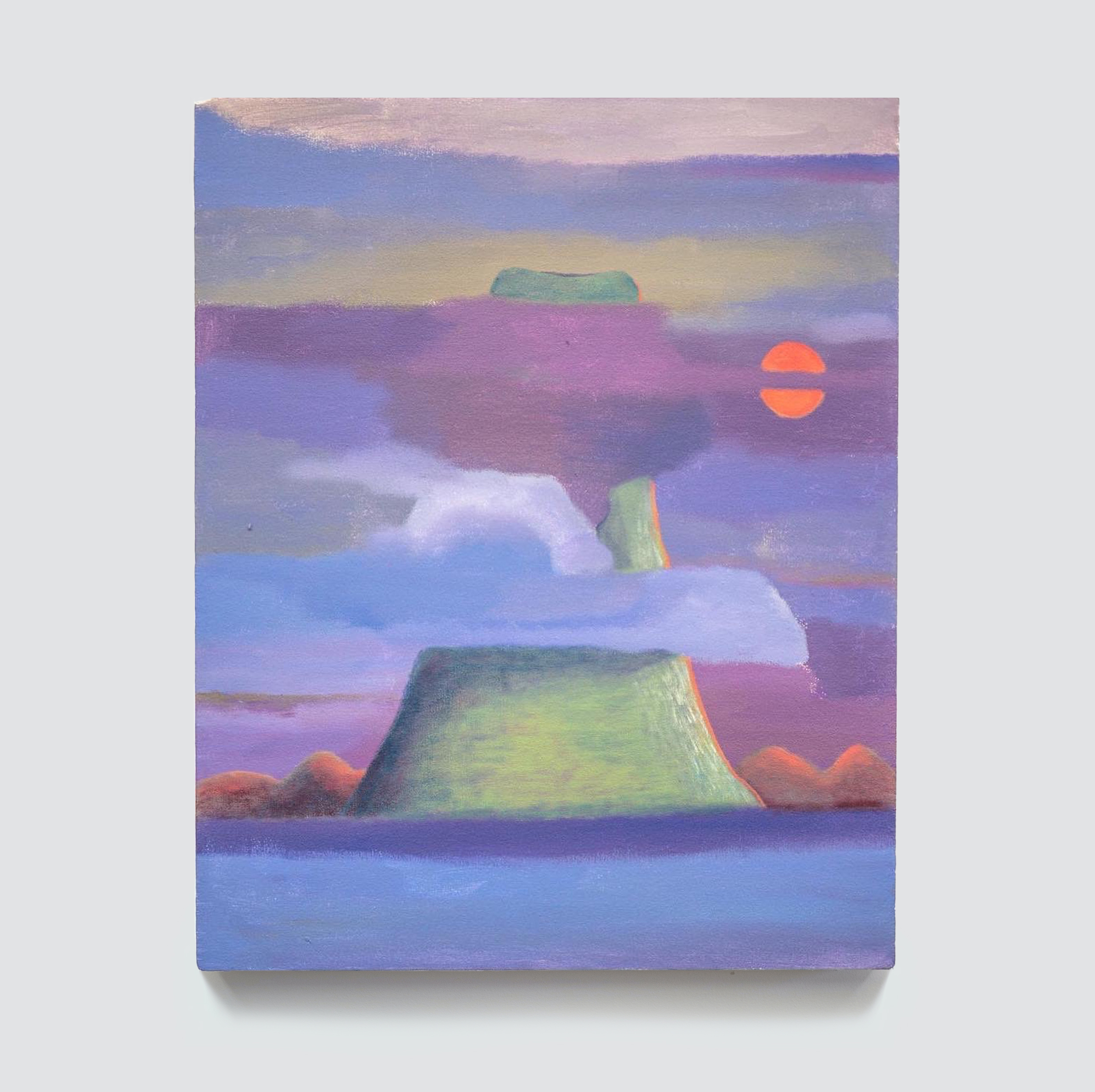 Turtle Neck, 2022, acrylic on canvas, 30 x 24 inches.