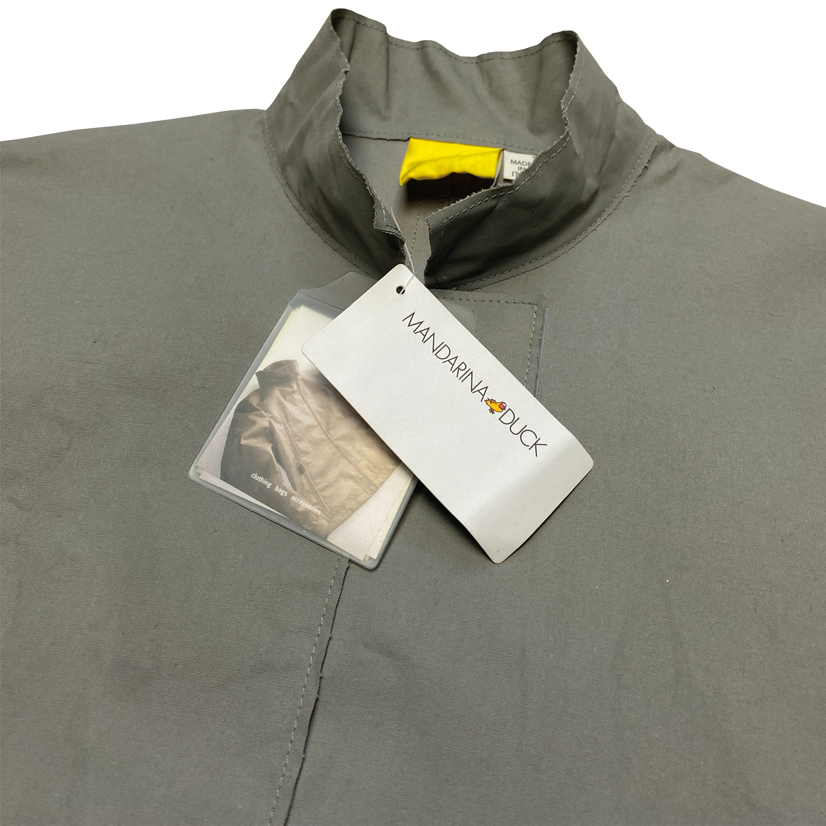ジャケット・アウター MANDARINA DUCK MADE IN ITALY 2000s Mandarina Duck Egg Cell Hooded Jacket - Size S