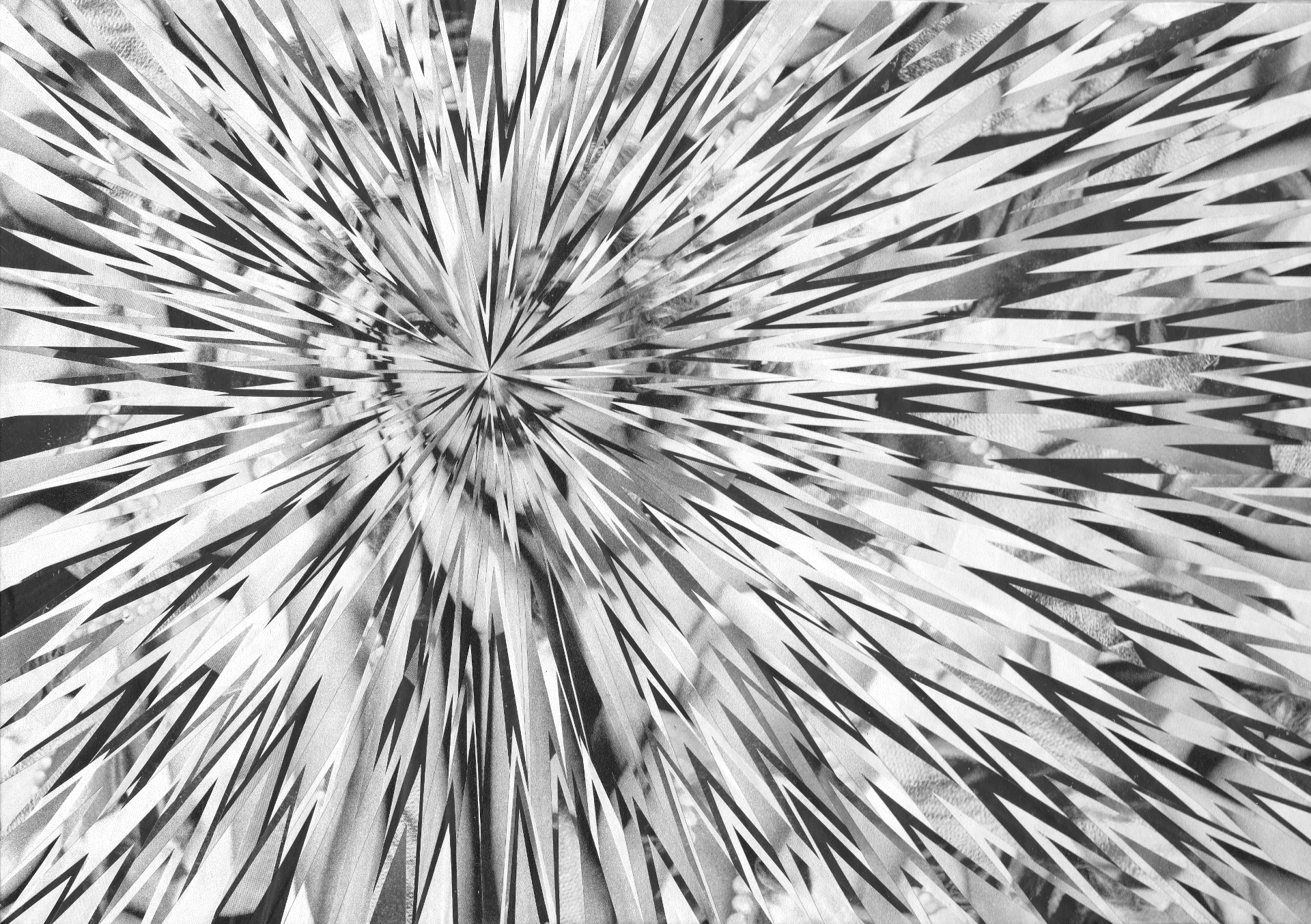 Exploding Evelyn Keyes, 2013, 8.2 x 11.6 inches