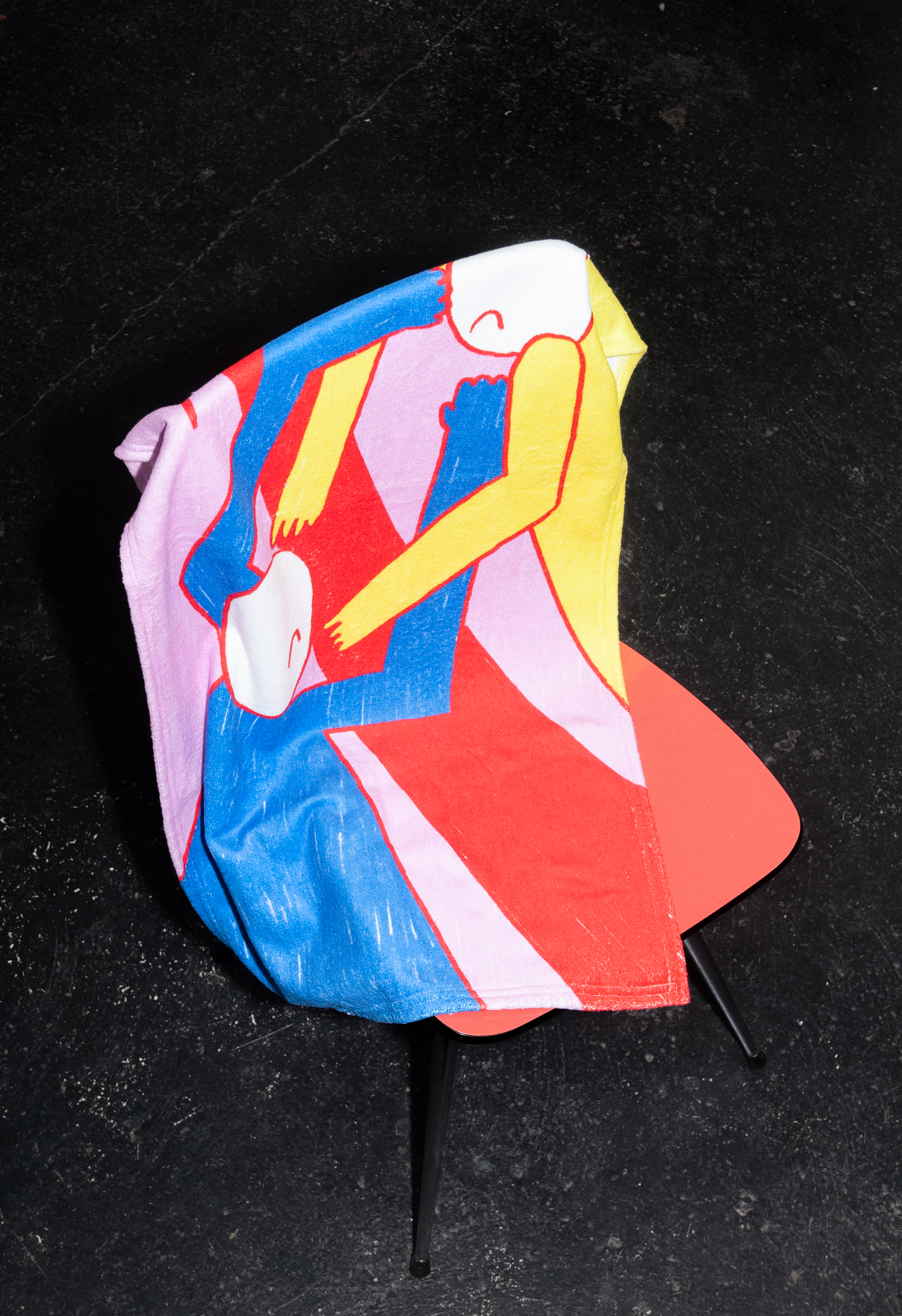 CC:Zine #2 – Wir haben uns lange nicht mehr richtig gesehen., Badetuchserie, 50x100cm, 2022