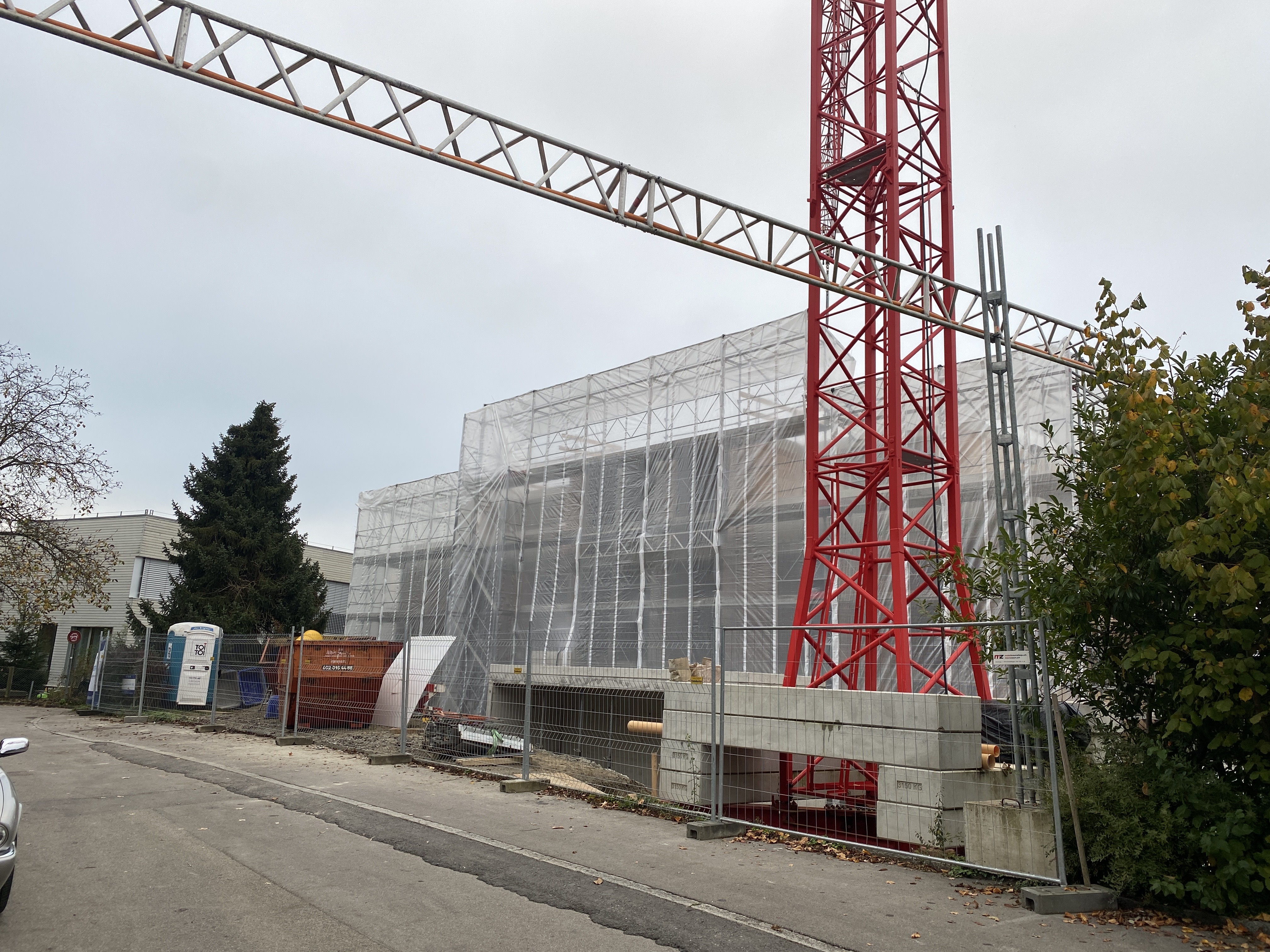 Baustelle Oktober 2022