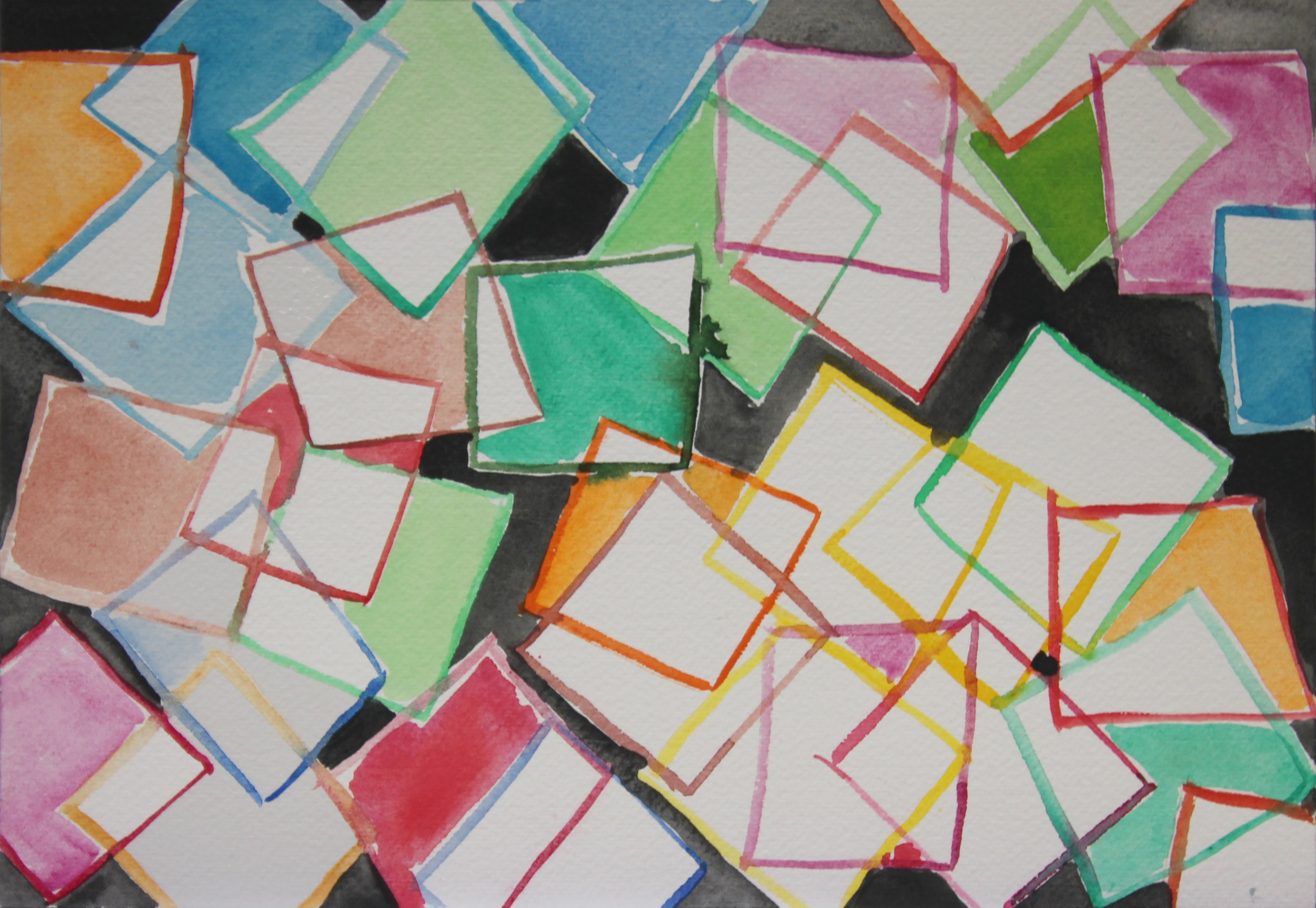 Sin t&iacute;tulo, 2008. Acuarela sobre papel, 18 x 26 cm.