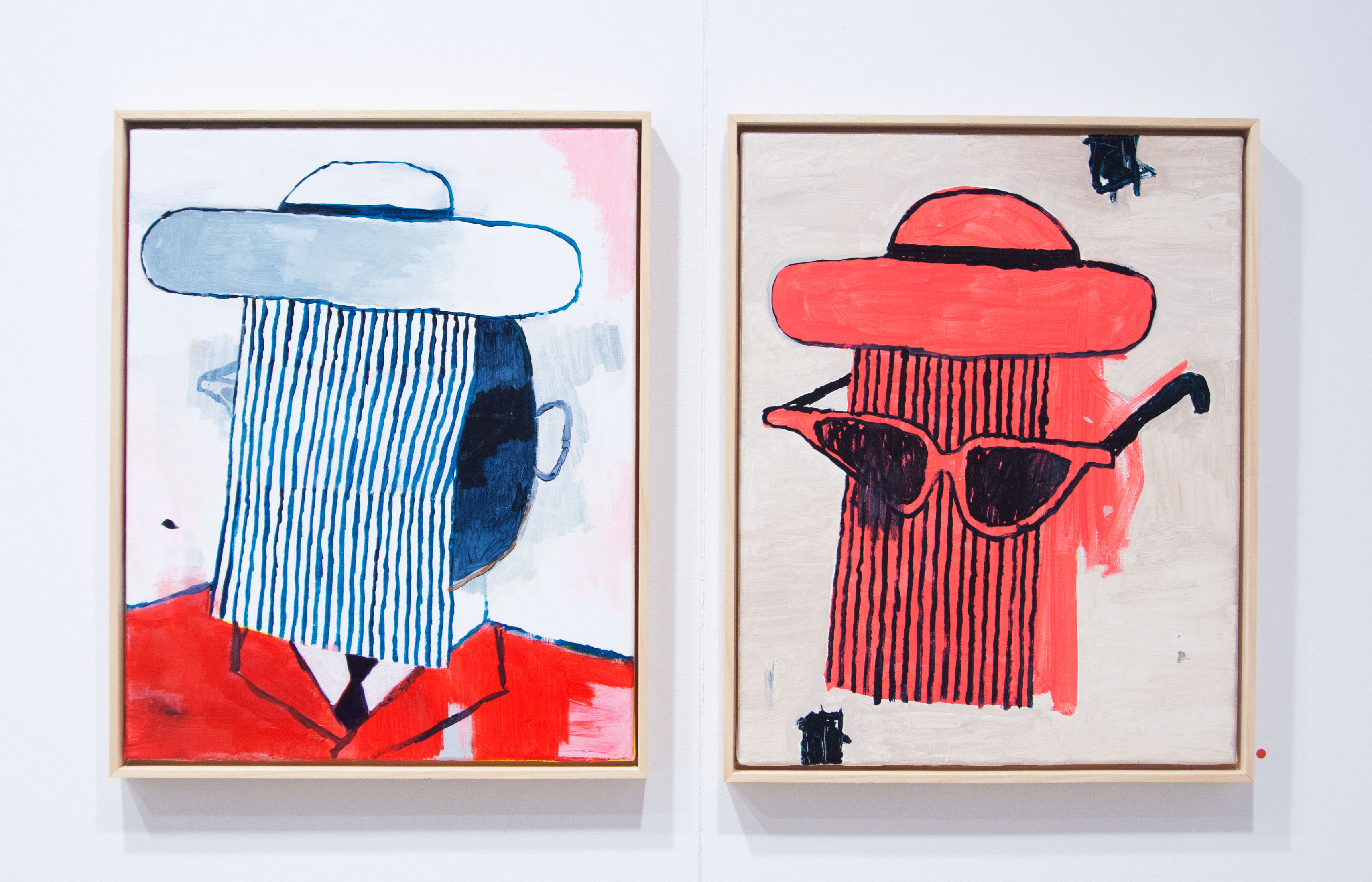 Self 2 & 3/ Acylics on Canvas/ 50x40