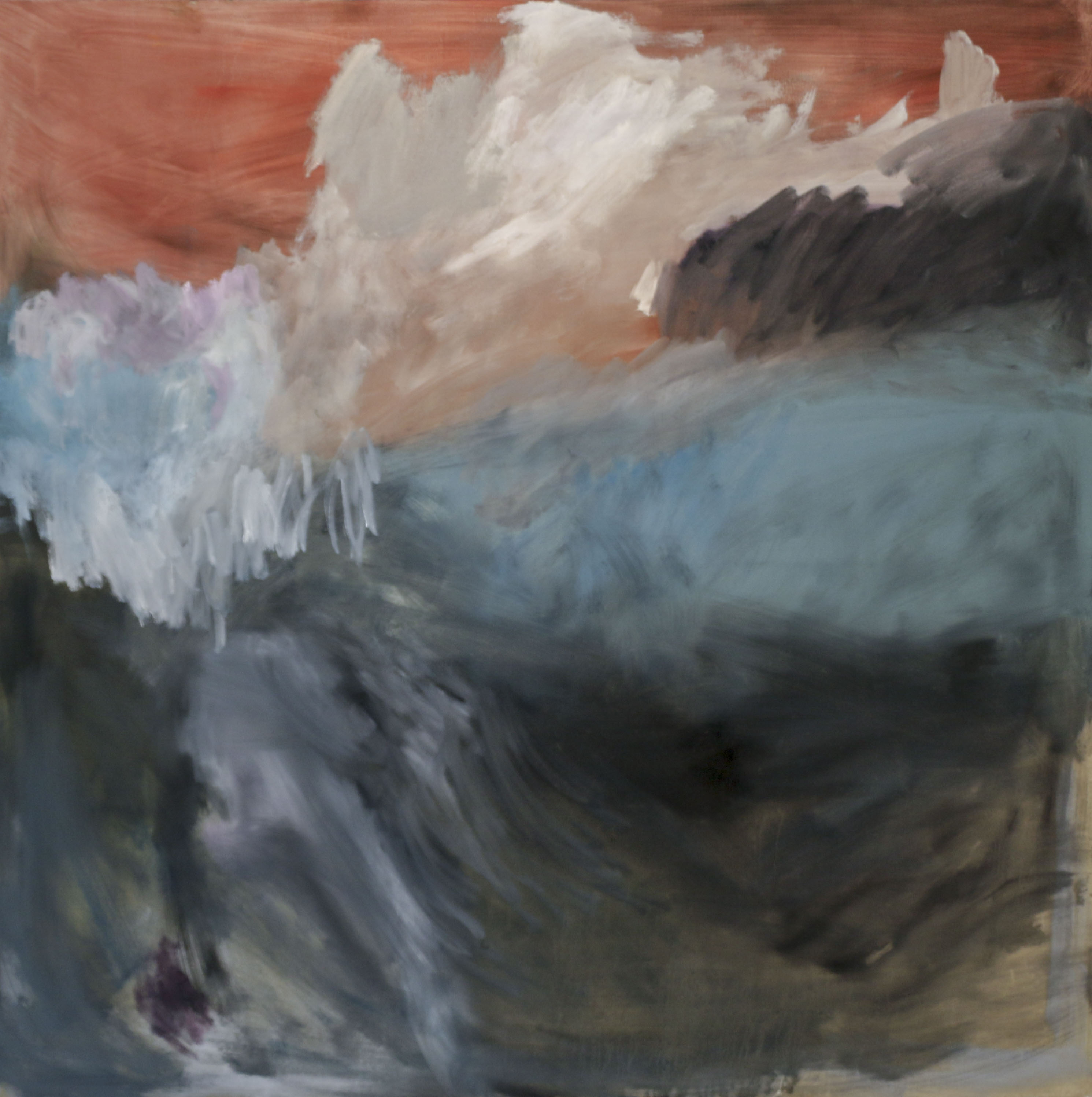 Shadow. 2017. oil on canvas. 60x60 inches. 153x153 cm.