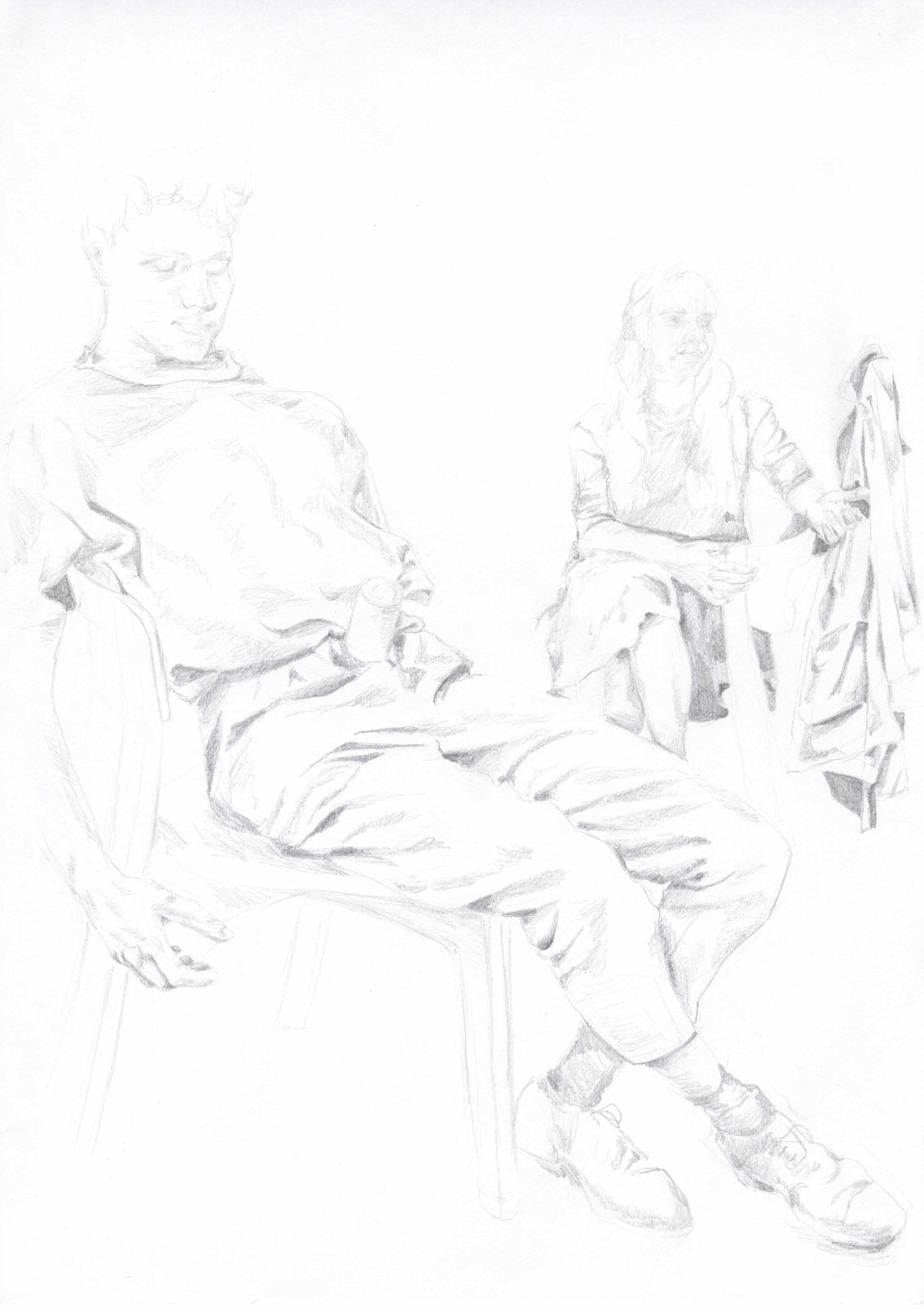 Pencil on paper, 420 x 298 mm, 2021