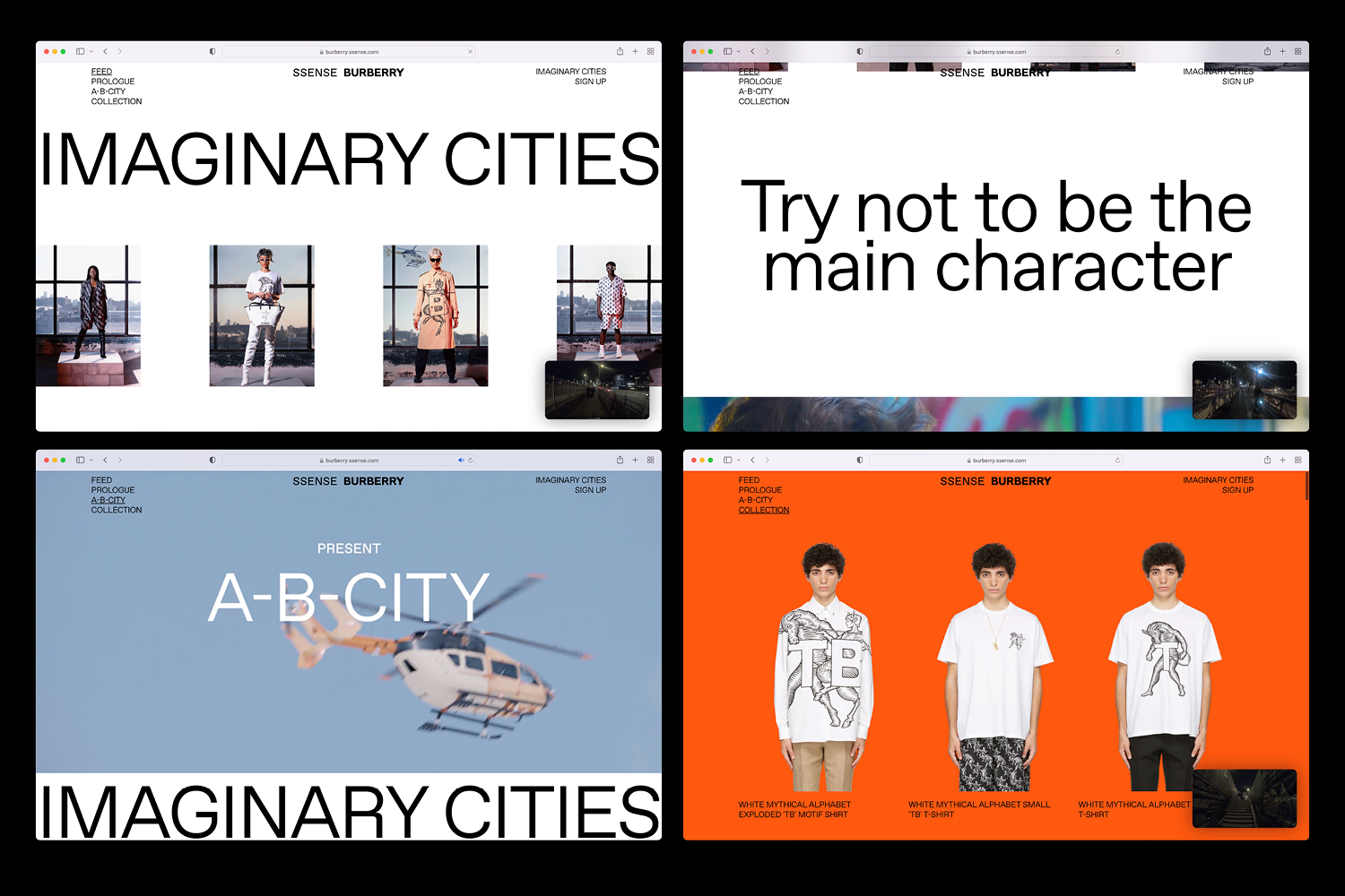 Burberry And SSENSE Present Imaginary Cities