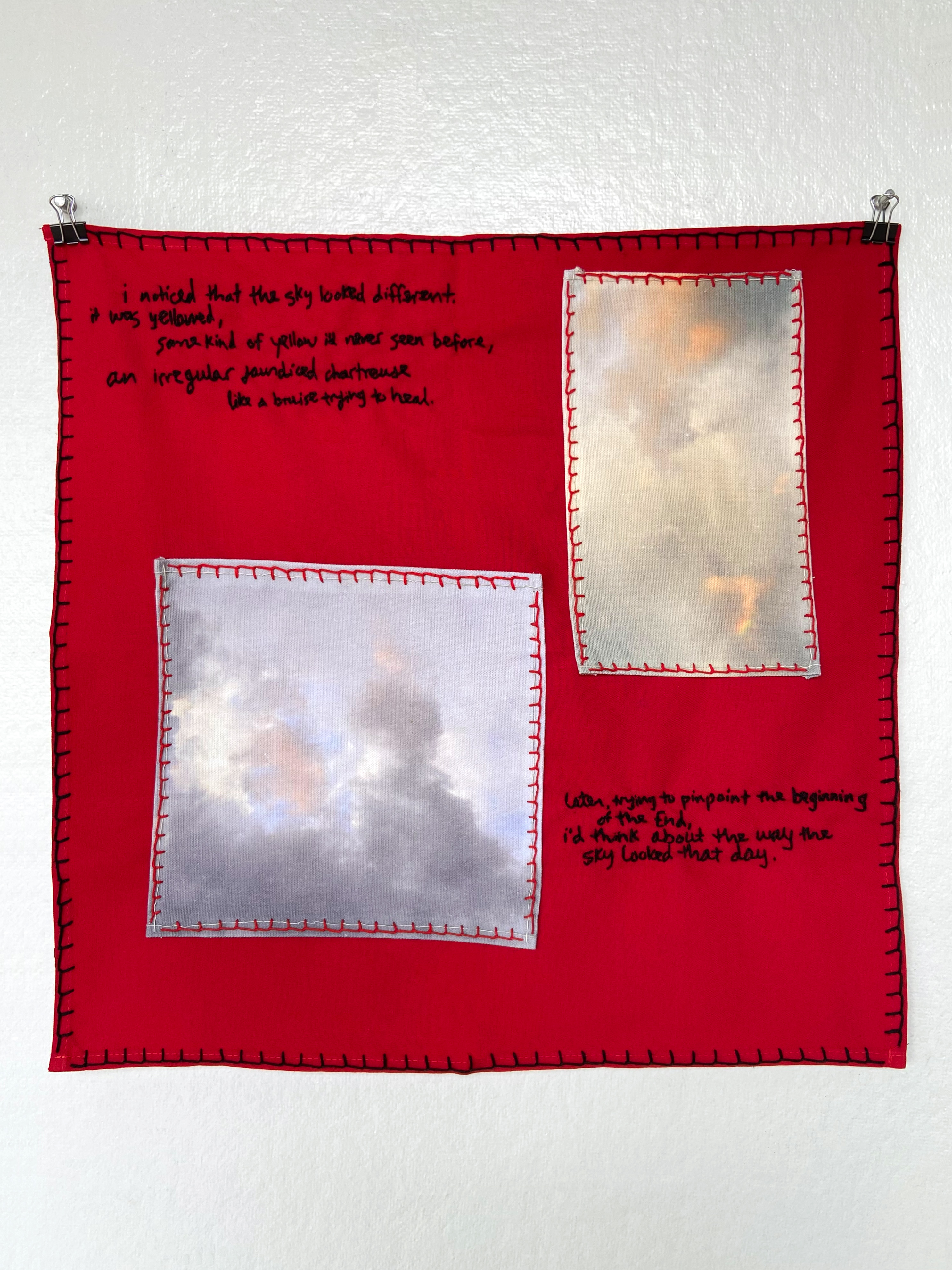 18" x 18" - embroidery thread and fabric (2022)