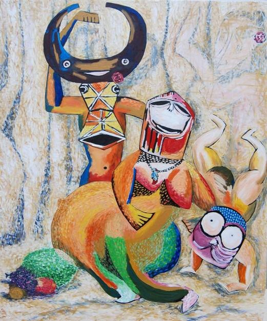 歡迎永遠的到來。welcome forever。oil.canvas, 180 x 150CM 2011 