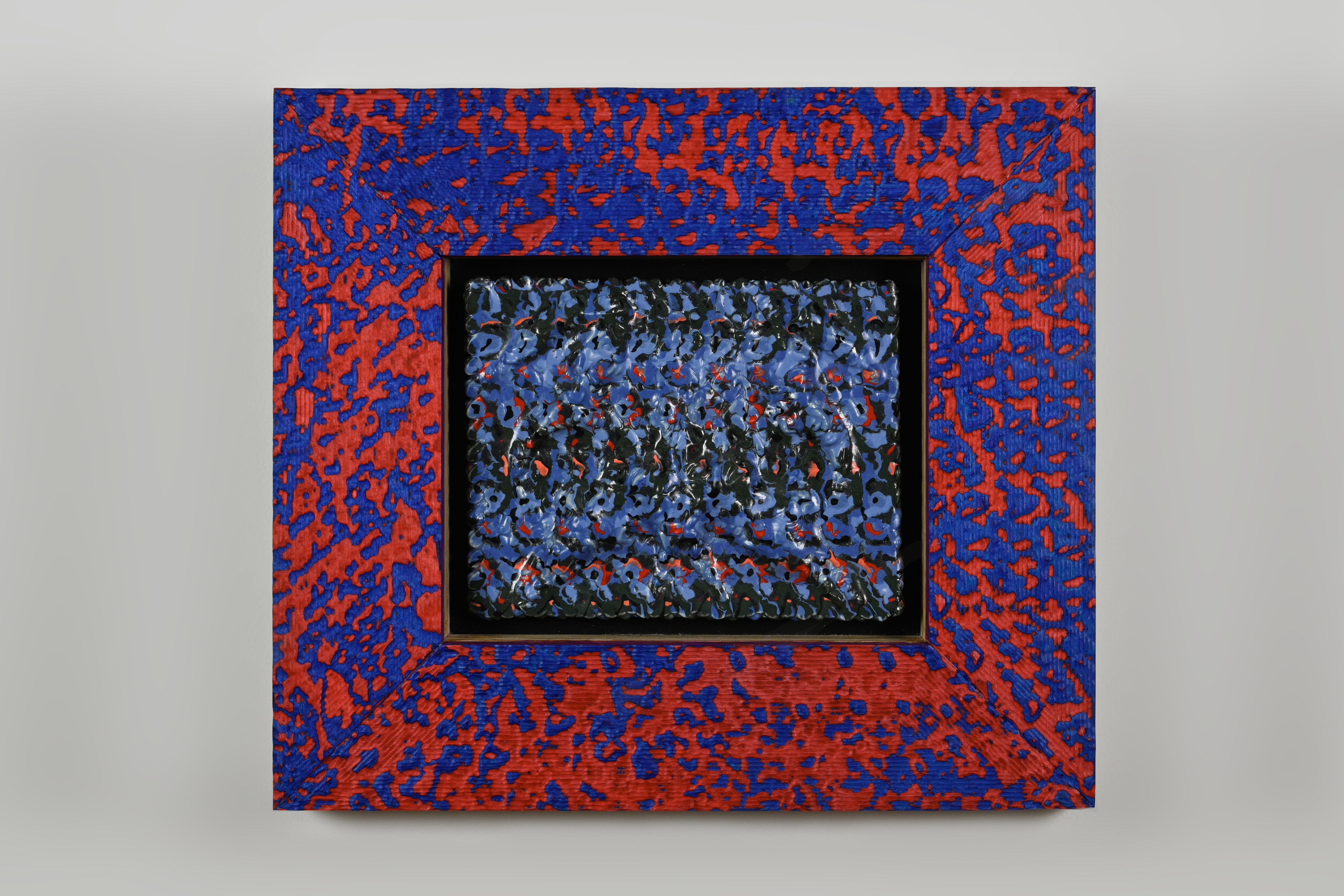 Magic Eye/Rorschach series 2⁄5, 2021, 11”x8”x.75”