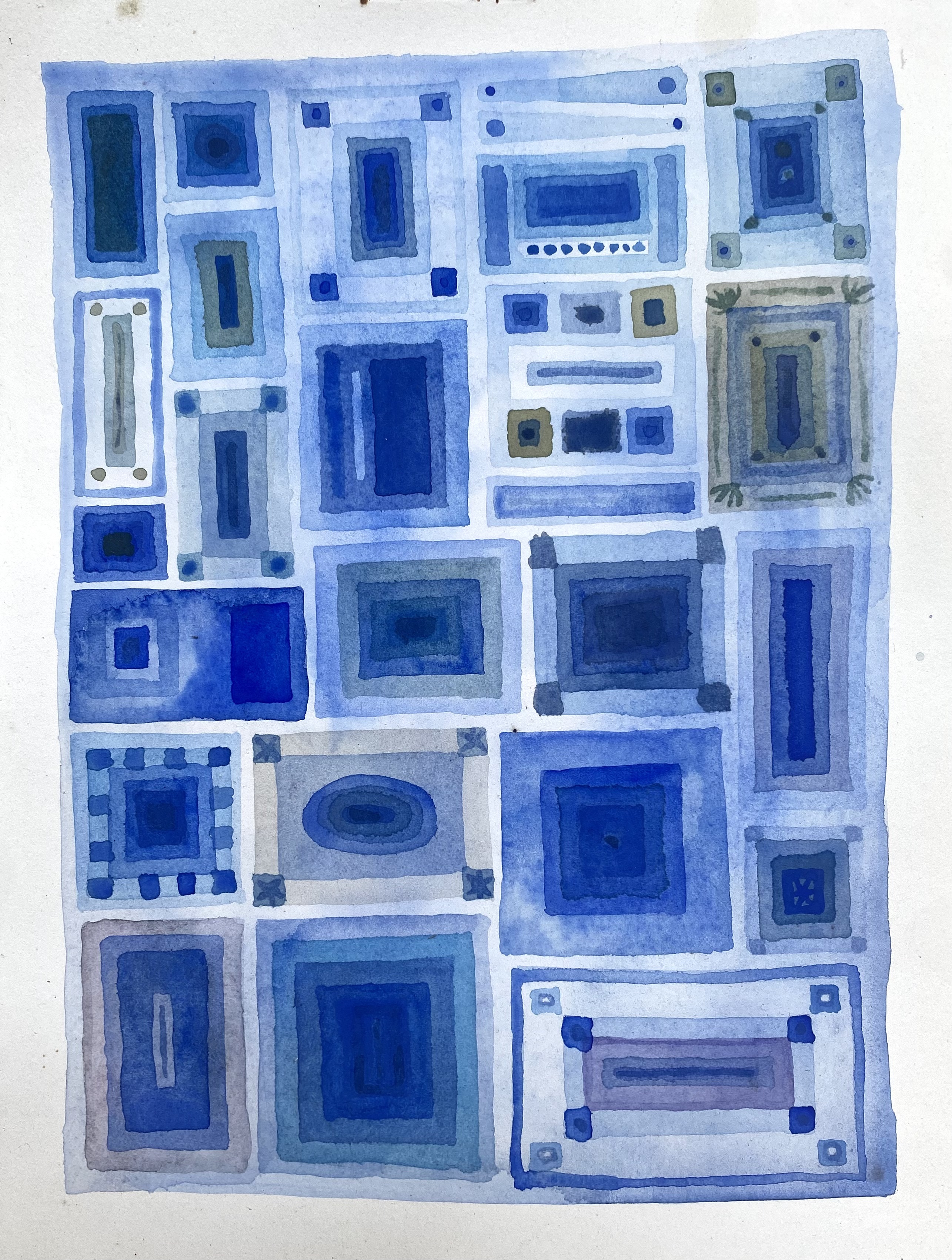 Durma | Aquarela sobre papel | 30cm x 21cm | 2022
