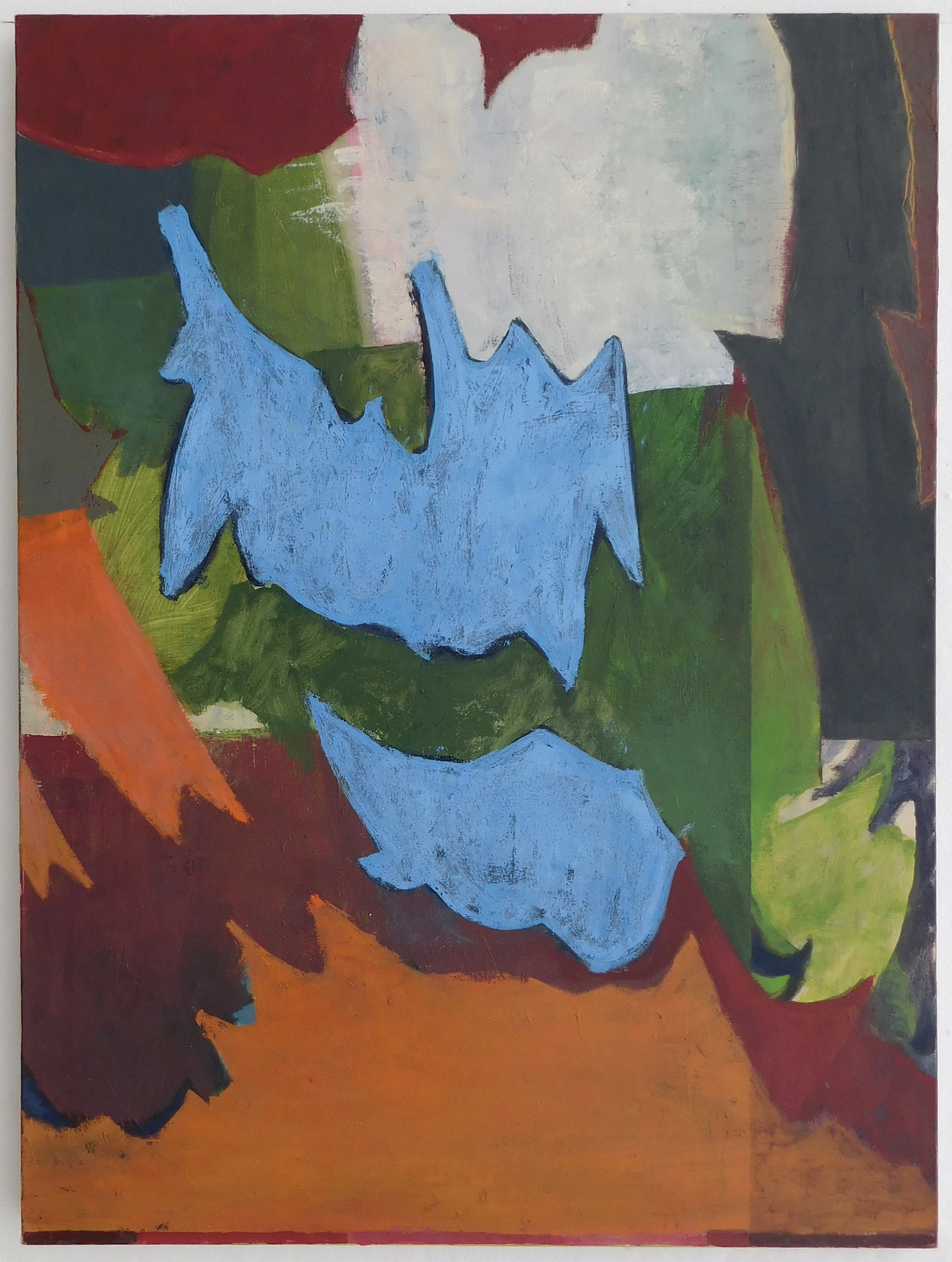 untitled (plant thoughts). oil on canvas 36"x48"