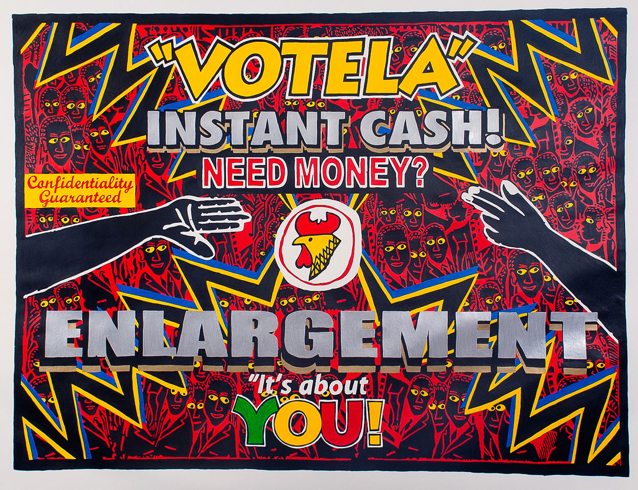 It’s About You, 2011. pencil on paper. 238cm x 181cm
