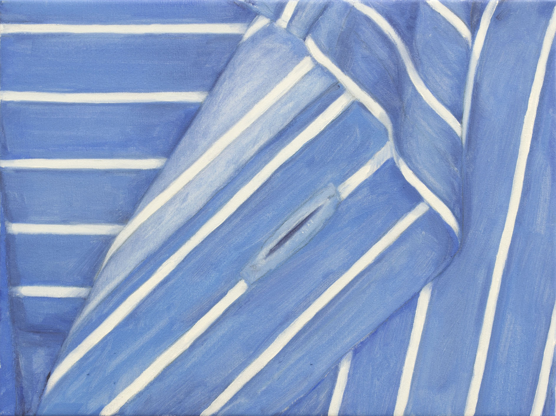  The Fold, 2019. Oil on canvas, 30.48 x 40.64 cm