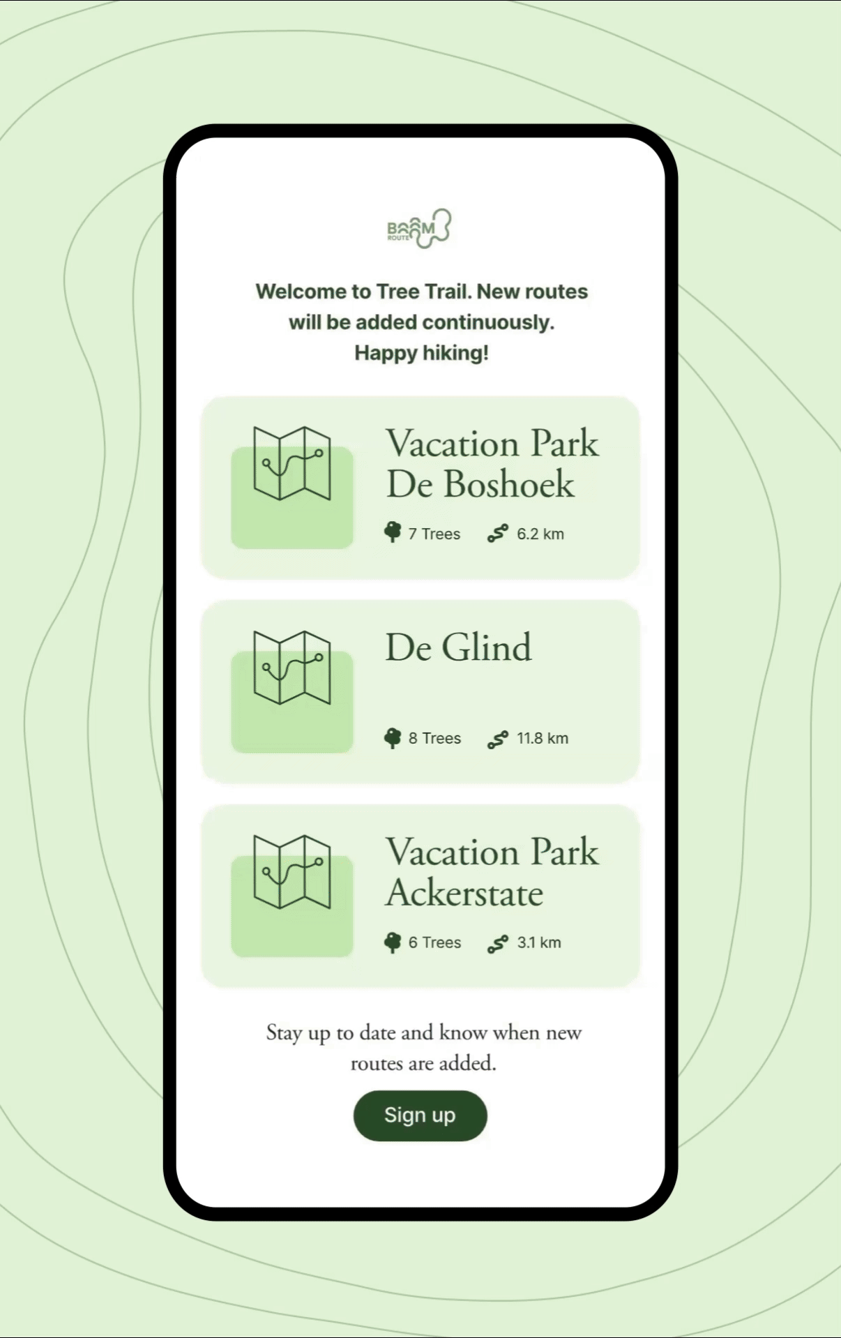 Tree Trails App