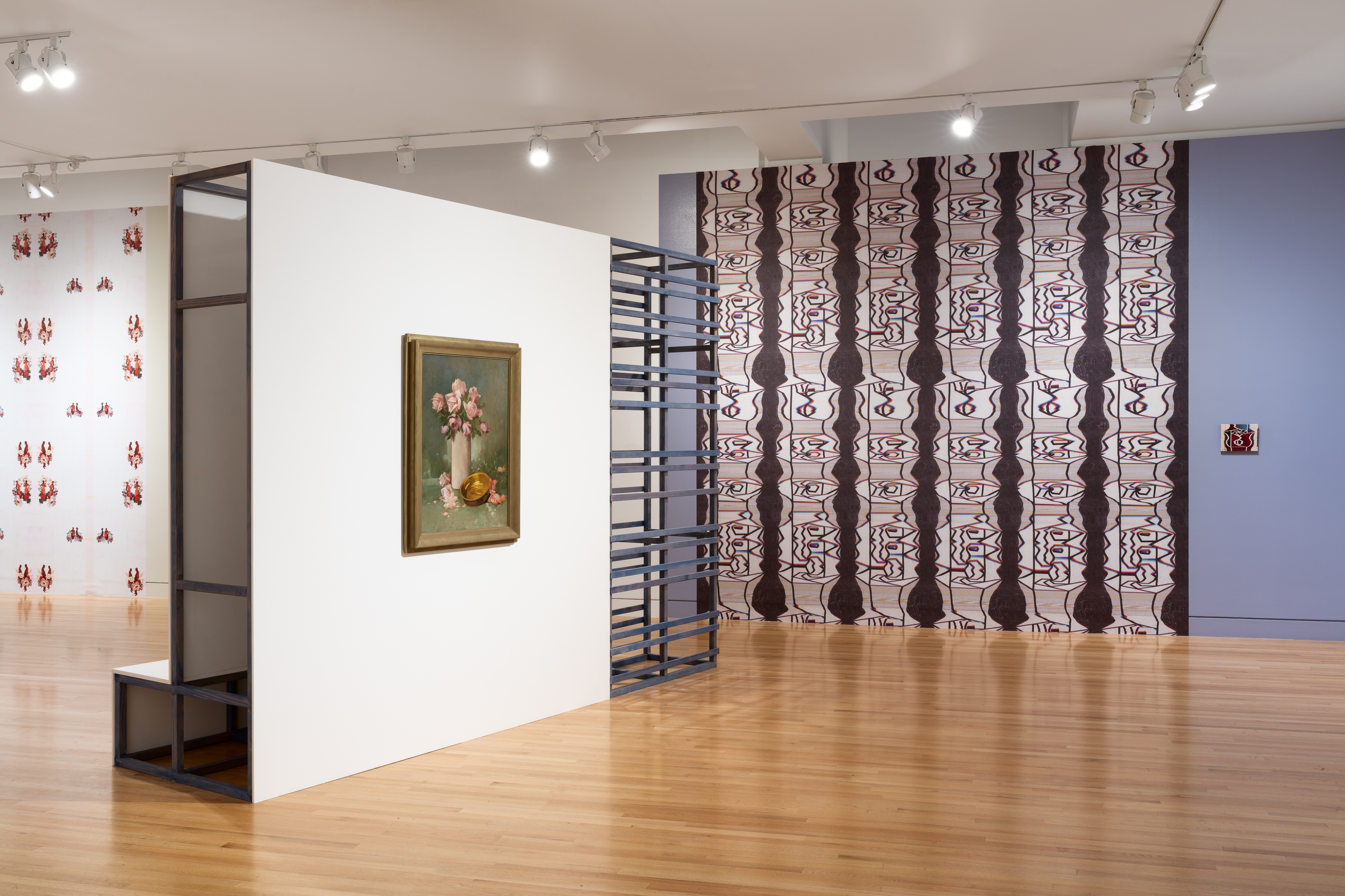 Installation view of Wallflowers. Frye Art Museum, Seattle, February 7, 2026&ndash;May 17, 2026. Photo: Jueqian Fang