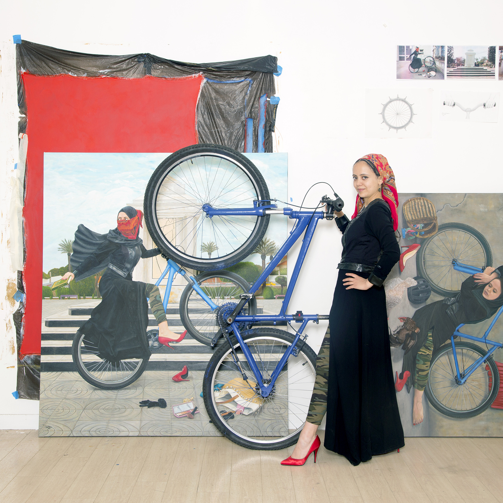 Duaa Qishta, palestinian plastician