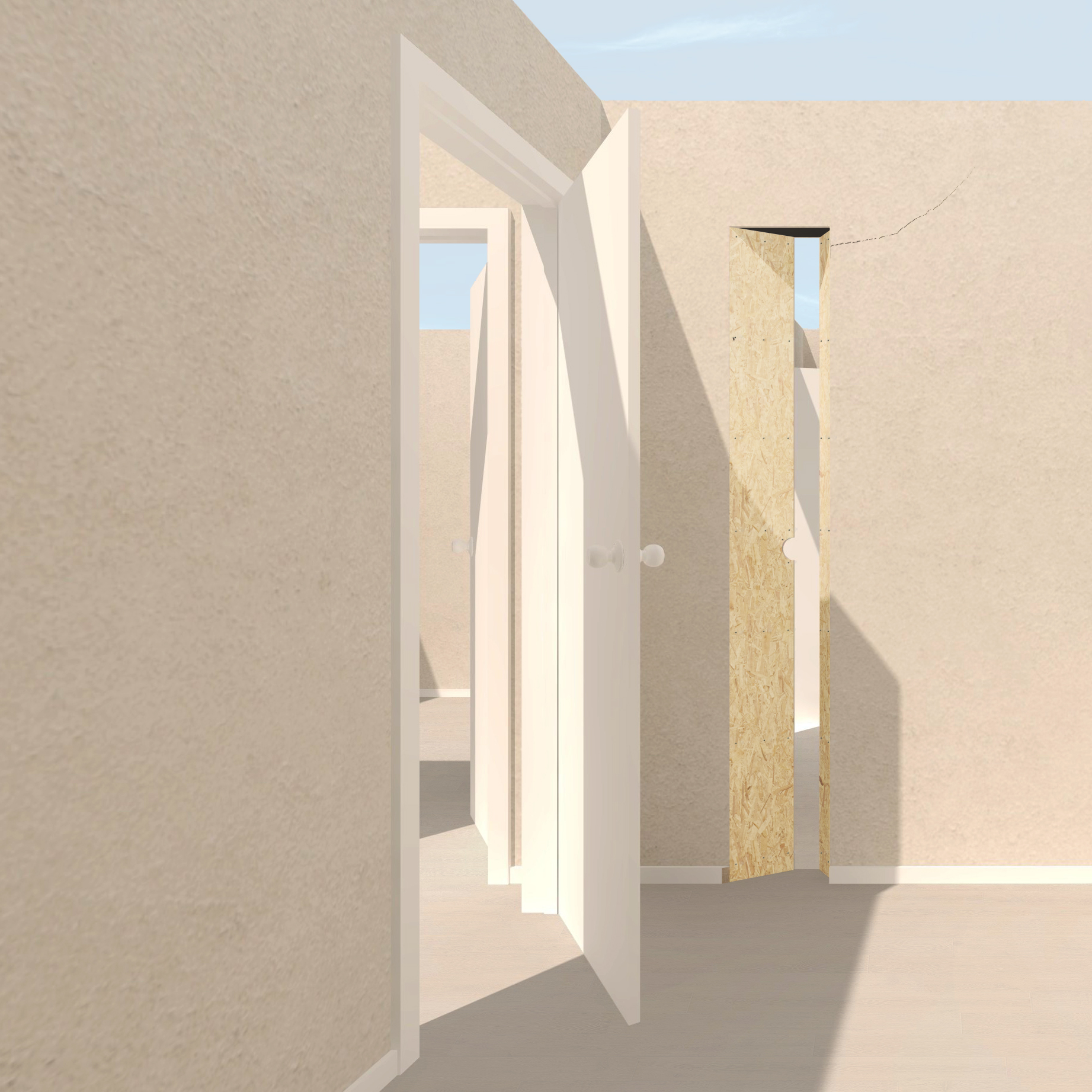 House without Doorstops