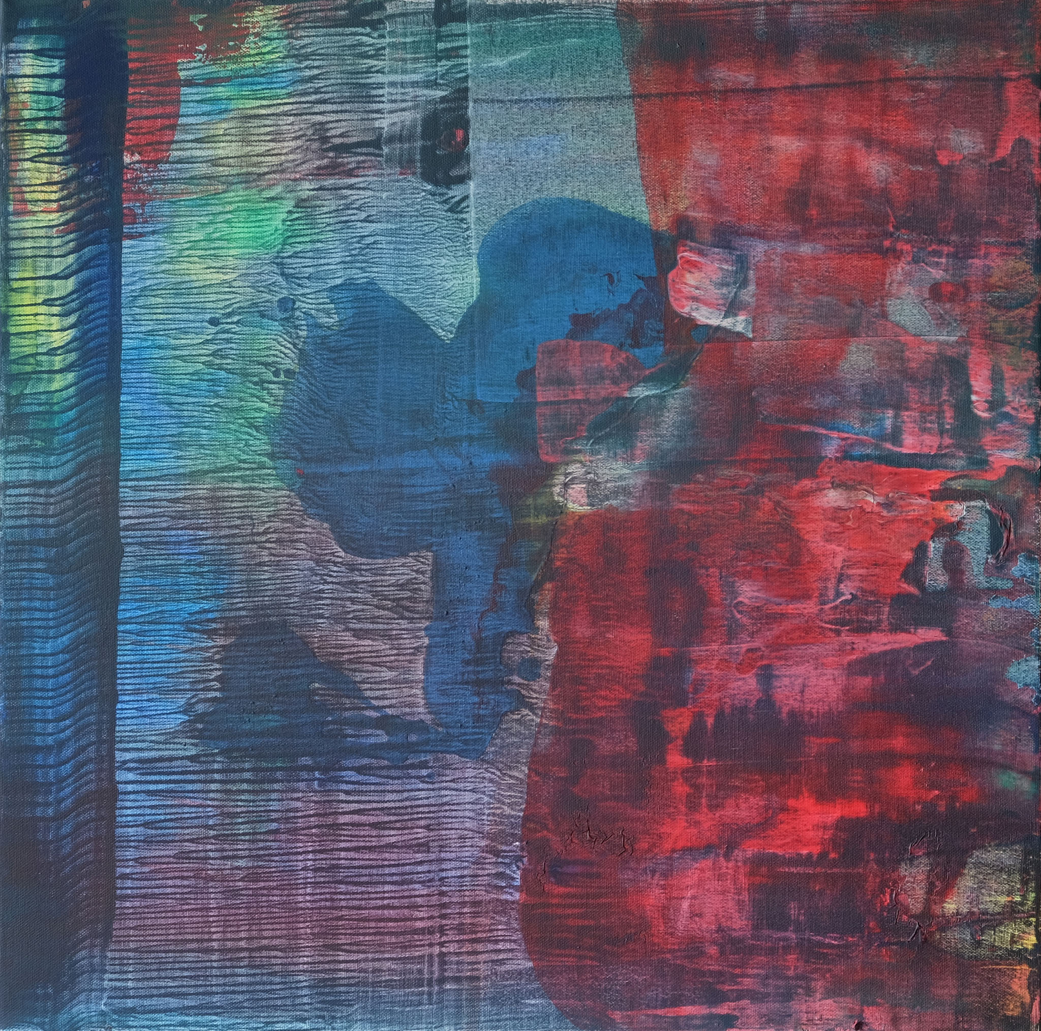 o.T. Acryl auf Leinenwand, 50 x 50 cm