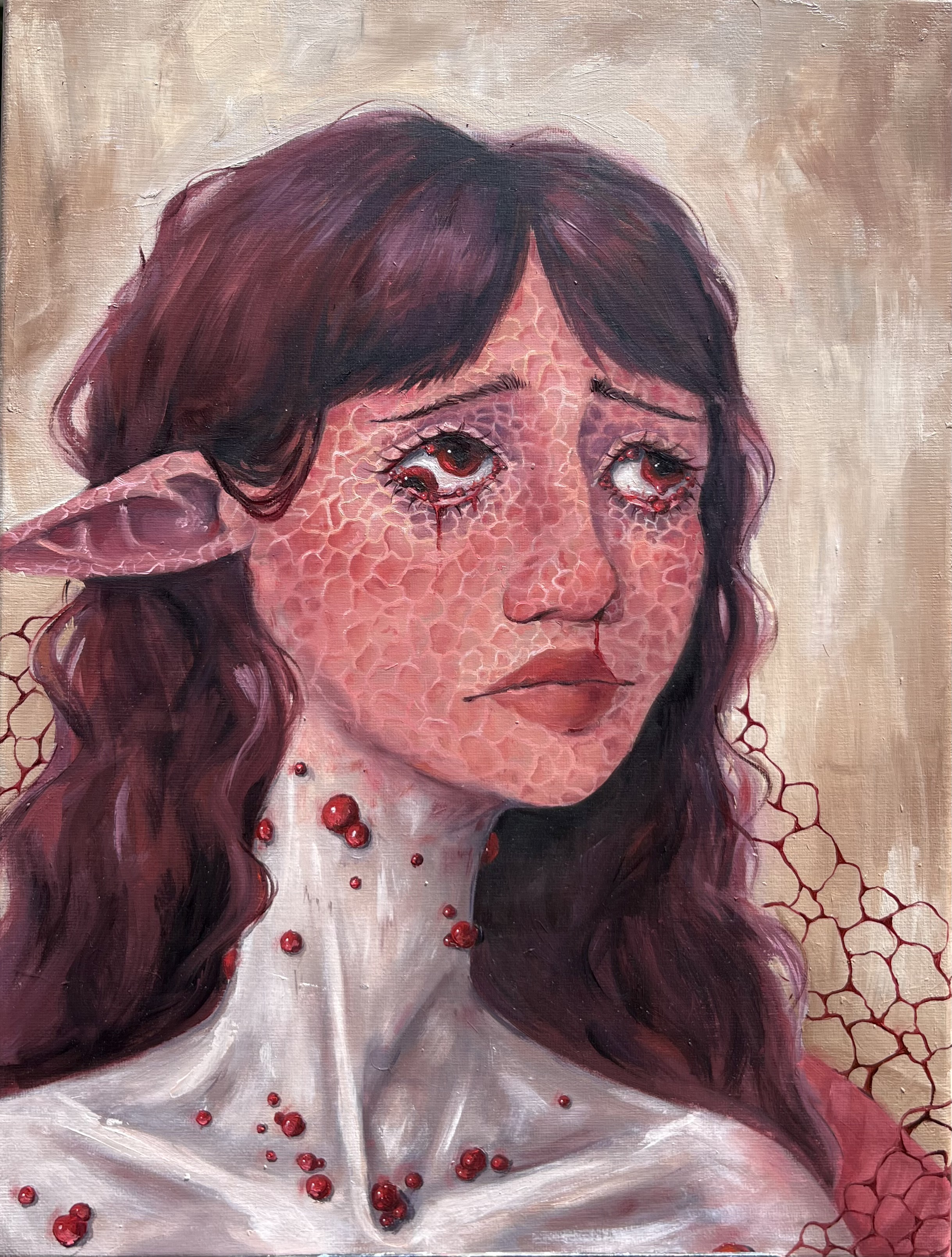 Persistence of Mycelium, Oil, 2023